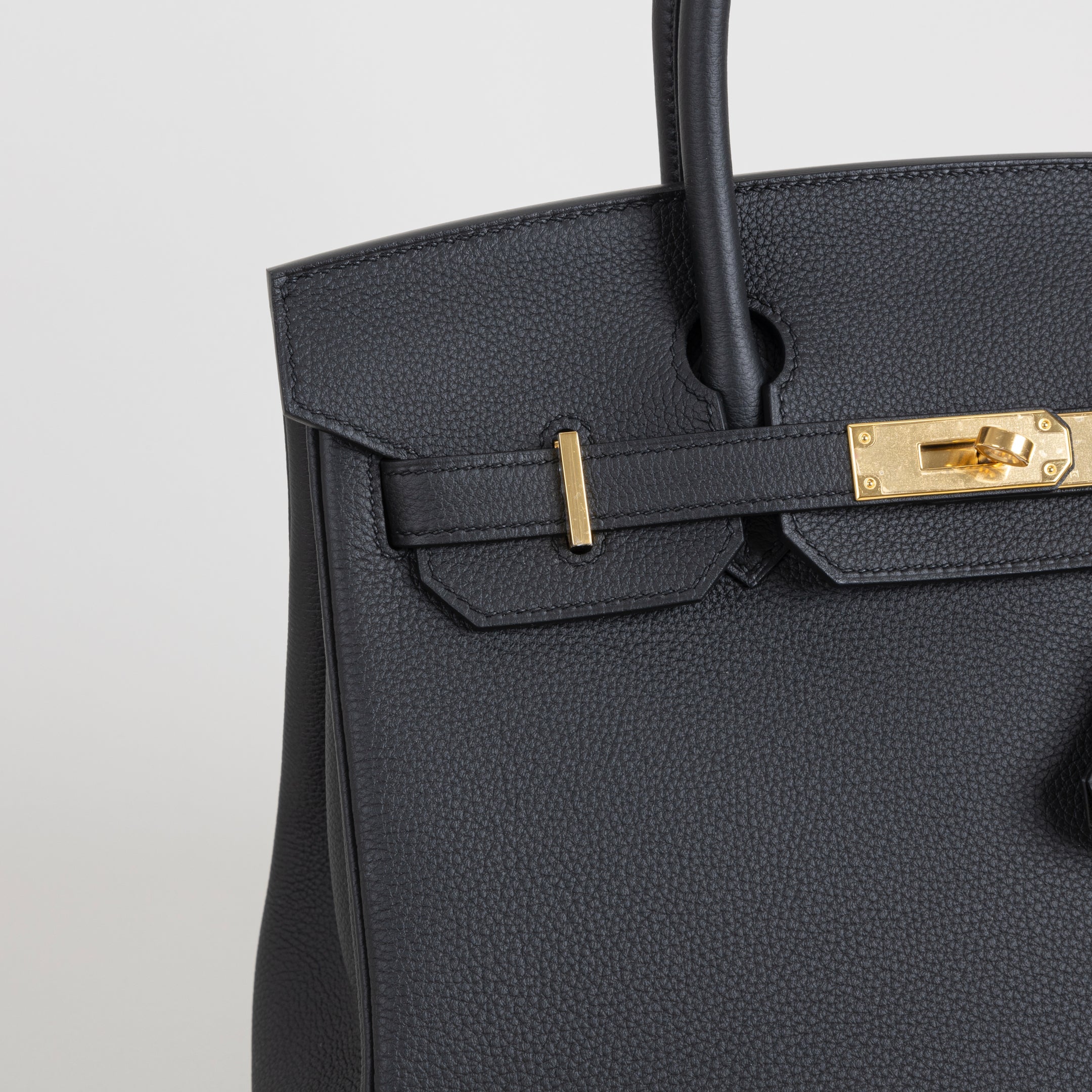 BIRKIN 30 TOGO LEATHER NOIR (BLACK) WITH GOLD HARDWARE (GHW)