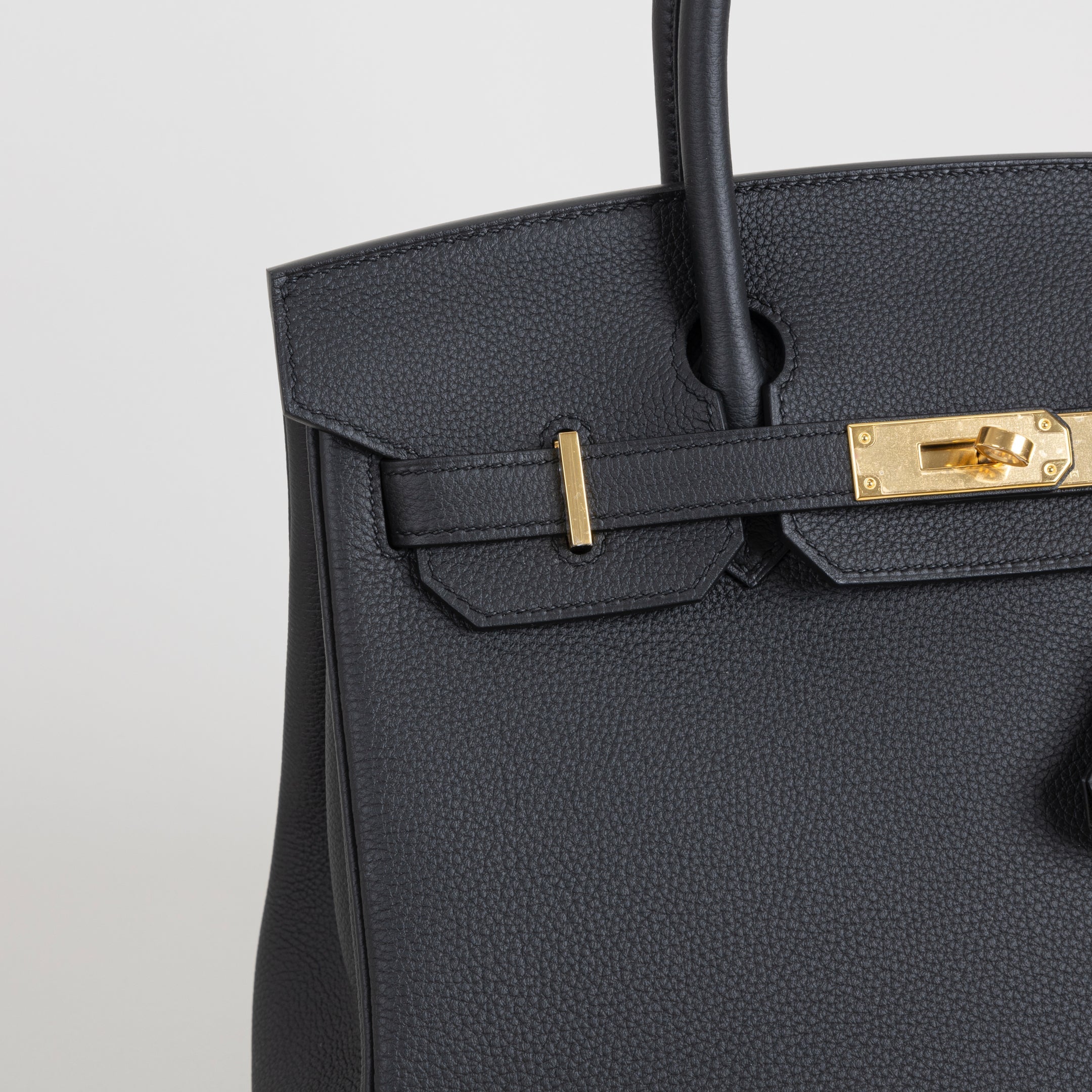 BIRKIN 30 TOGO LEATHER NOIR (BLACK) WITH GOLD HARDWARE (GHW)