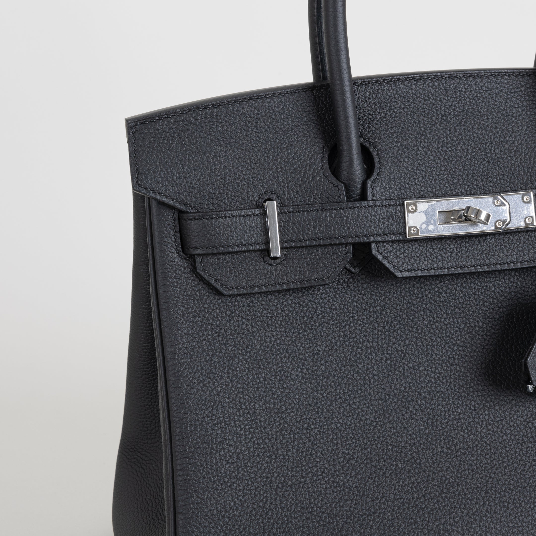 BIRKIN 30 TOGO LEATHER NOIR (BLACK) WITH PALLADIUM HARDWARE (PHW)