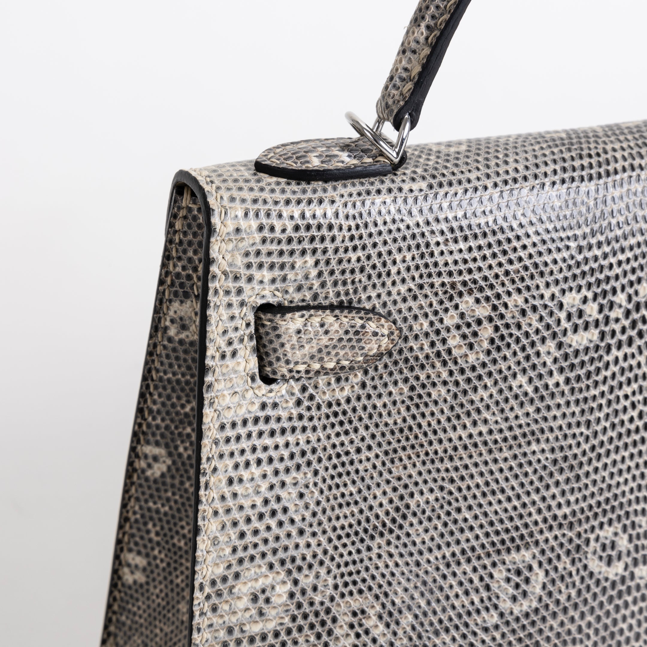 MINI KELLY II (20) OMBRE LIZARD LEATHER WITH PALLADIUM HARDWARE (PHW)