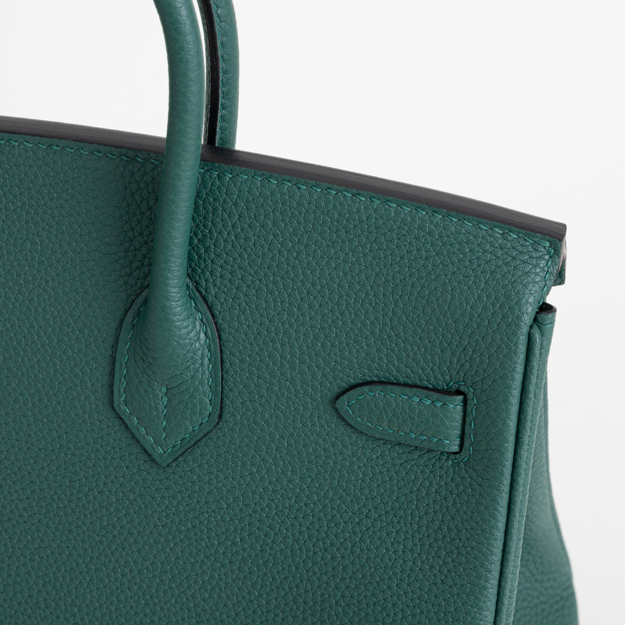 BIRKIN 25 TOGO LEATHER MALACHITE WITH GOLD HARDWARE (GHW)
