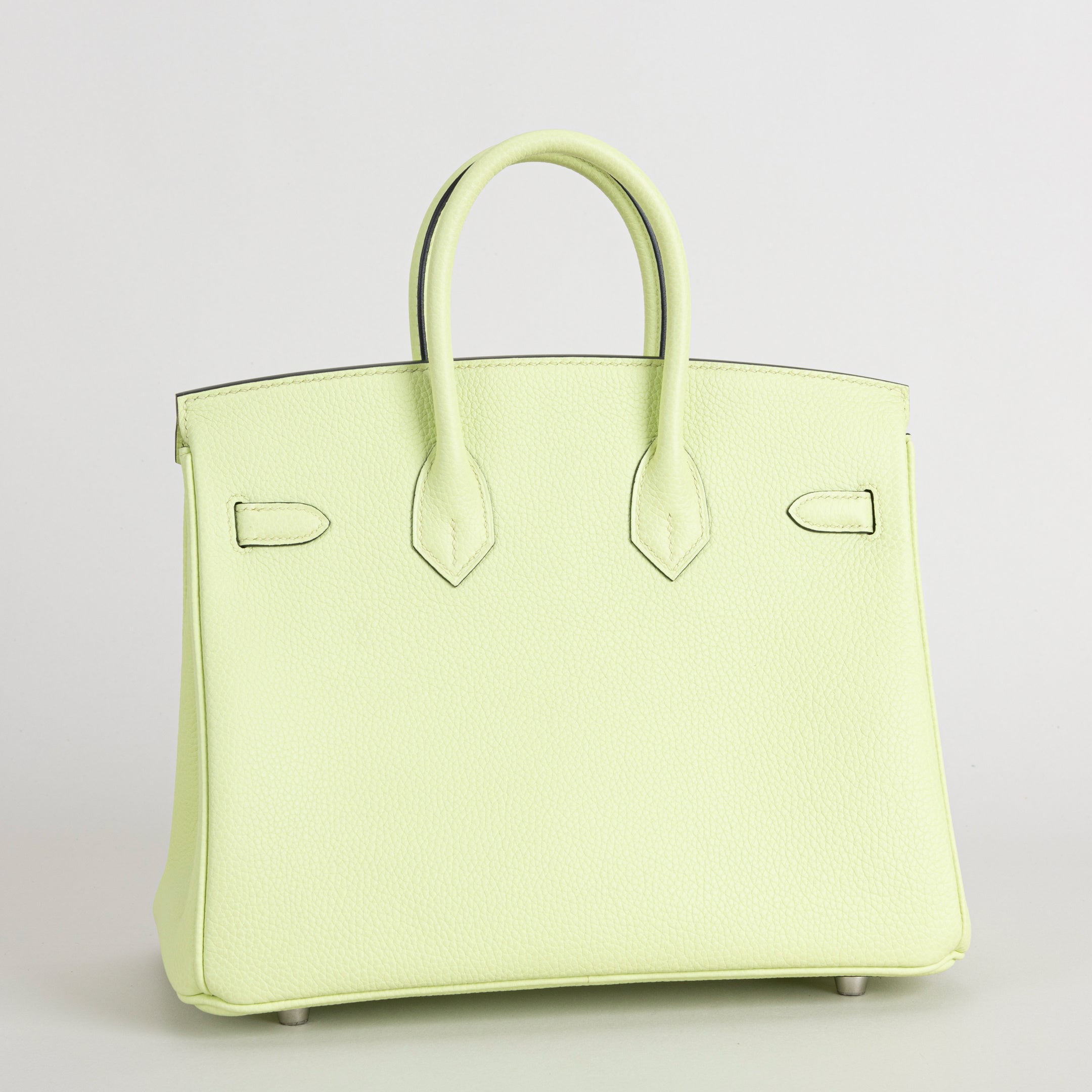 BIRKIN 25 TOGO LEATHER VERT ABSINTHE WITH PALLADIUM HARDWARE (PHW)
