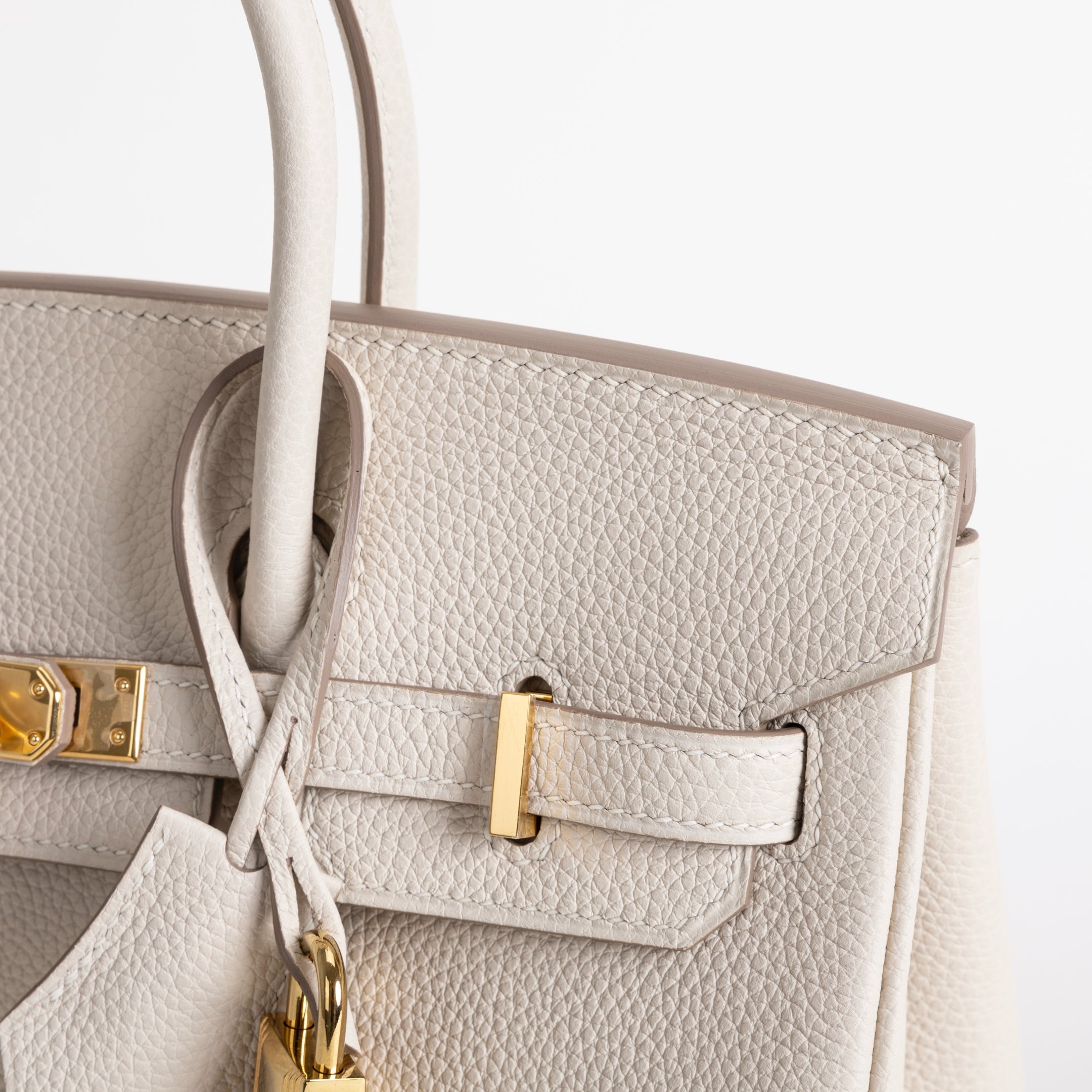 BIRKIN 25 TOGO LEATHER CRAIE WITH GOLD HARDWARE (GHW)