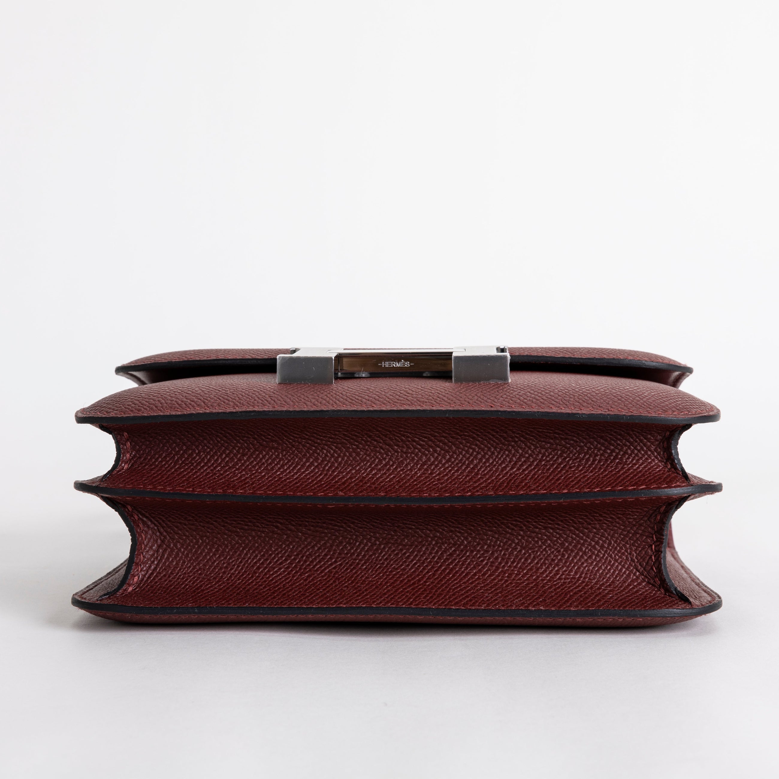 CONSTANCE 18 (MINI) EPSOM LEATHER ROUGE H WITH PALLADIUM HARDWARE (PHW)