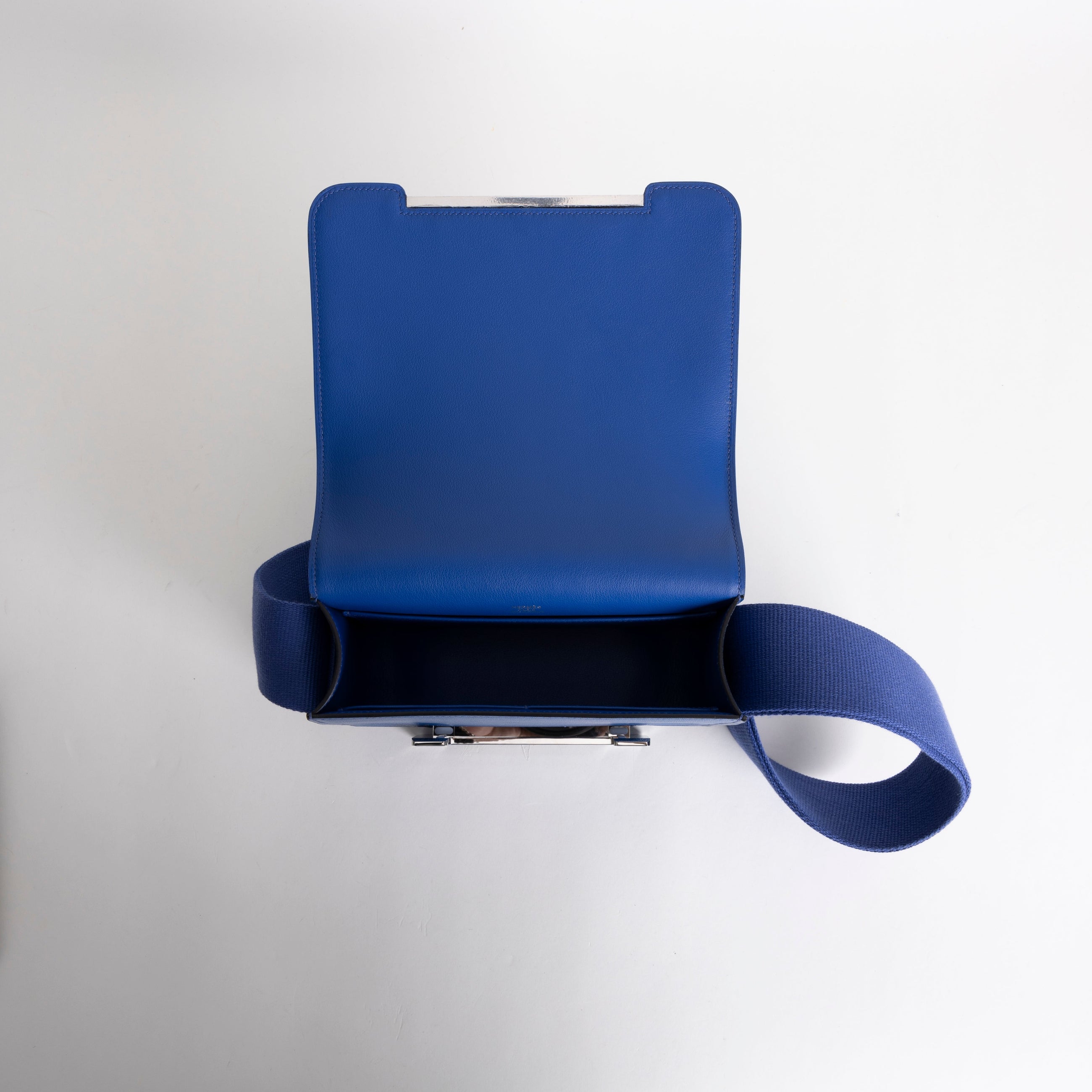 GETA CHEVRE LEATHER BLEU ELECTRIC WITH PALLADIUM HARDWARE (PHW)