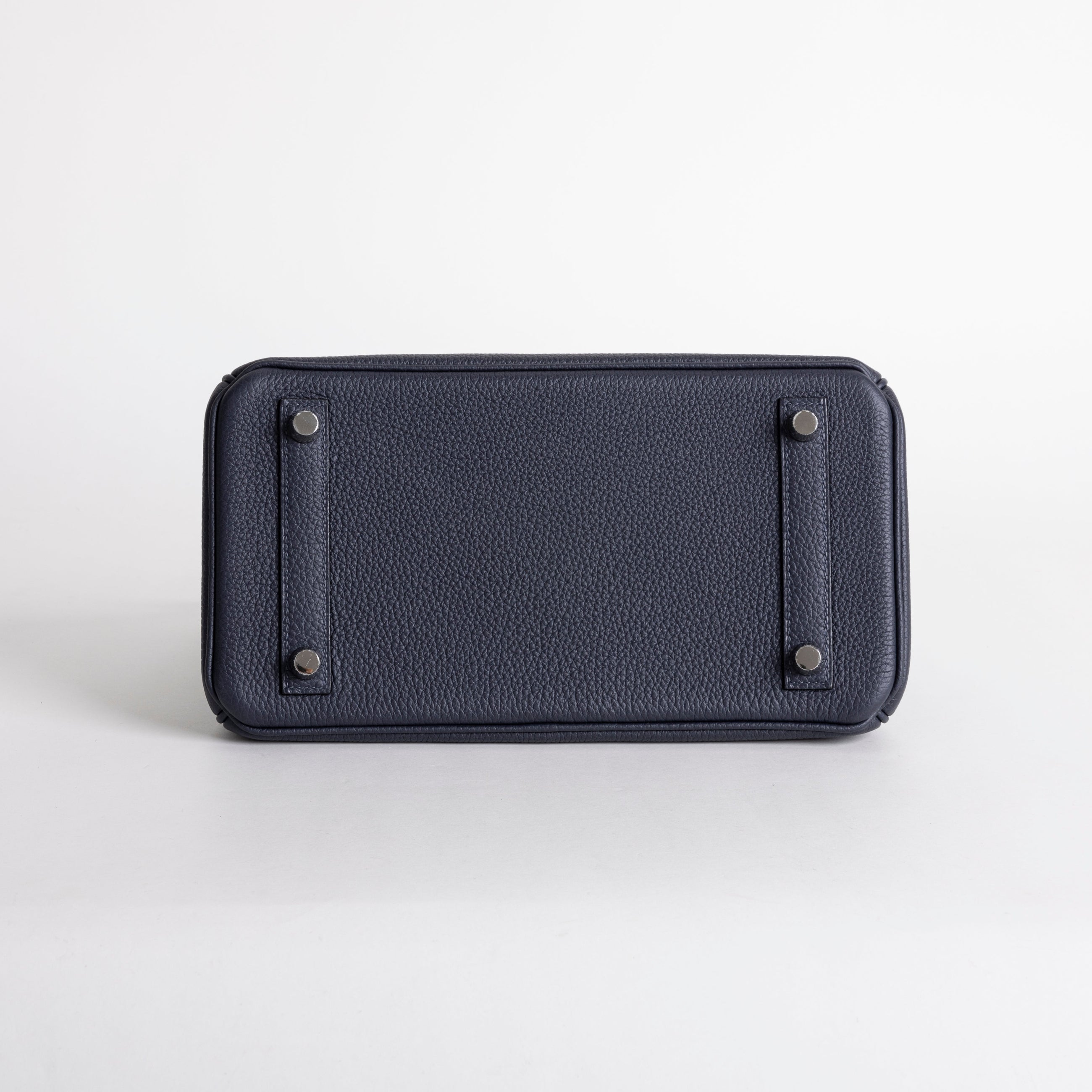 BIRKIN 25 TOGO LEATHER BLEU NUIT WITH PALLADIUM HARDWARE (PHW)