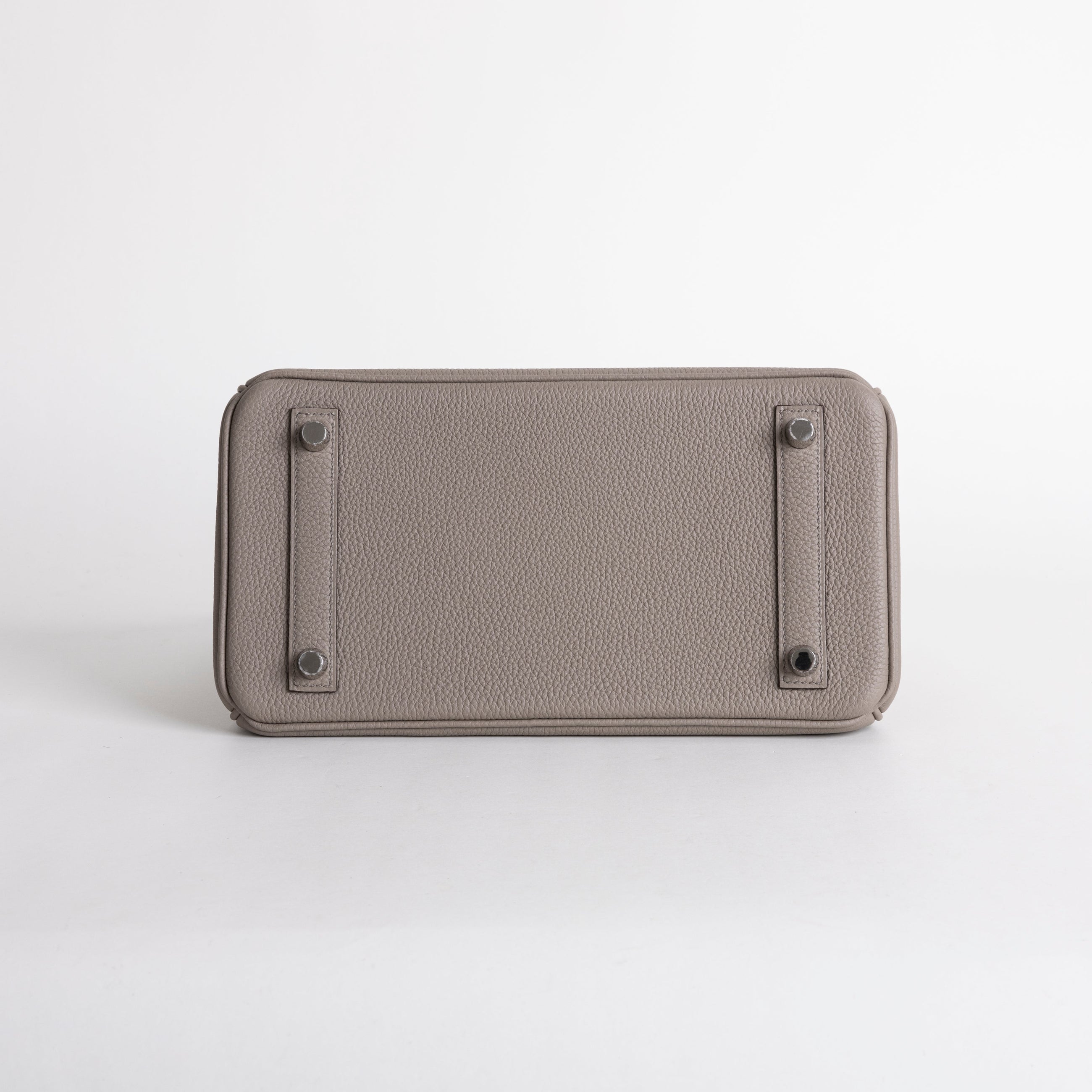 BIRKIN 25 TOGO LEATHER GRIS ASPHALTE WITH PALLADIUM HARDWARE (PHW)