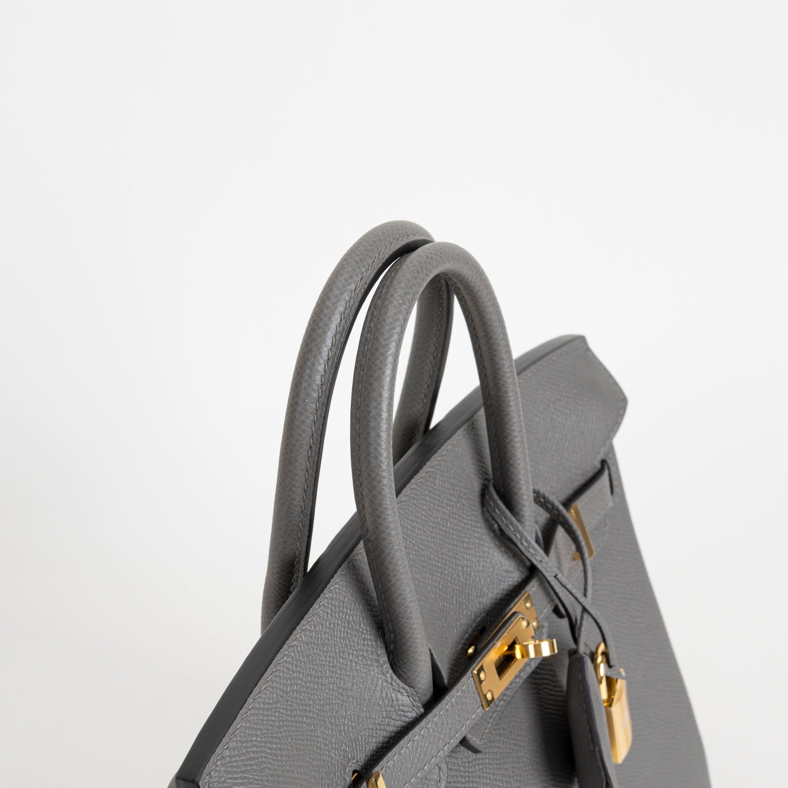 BIRKIN 25 EPSOM LEATHER GRIS MEYER WITH GOLD HARDWARE (GHW)