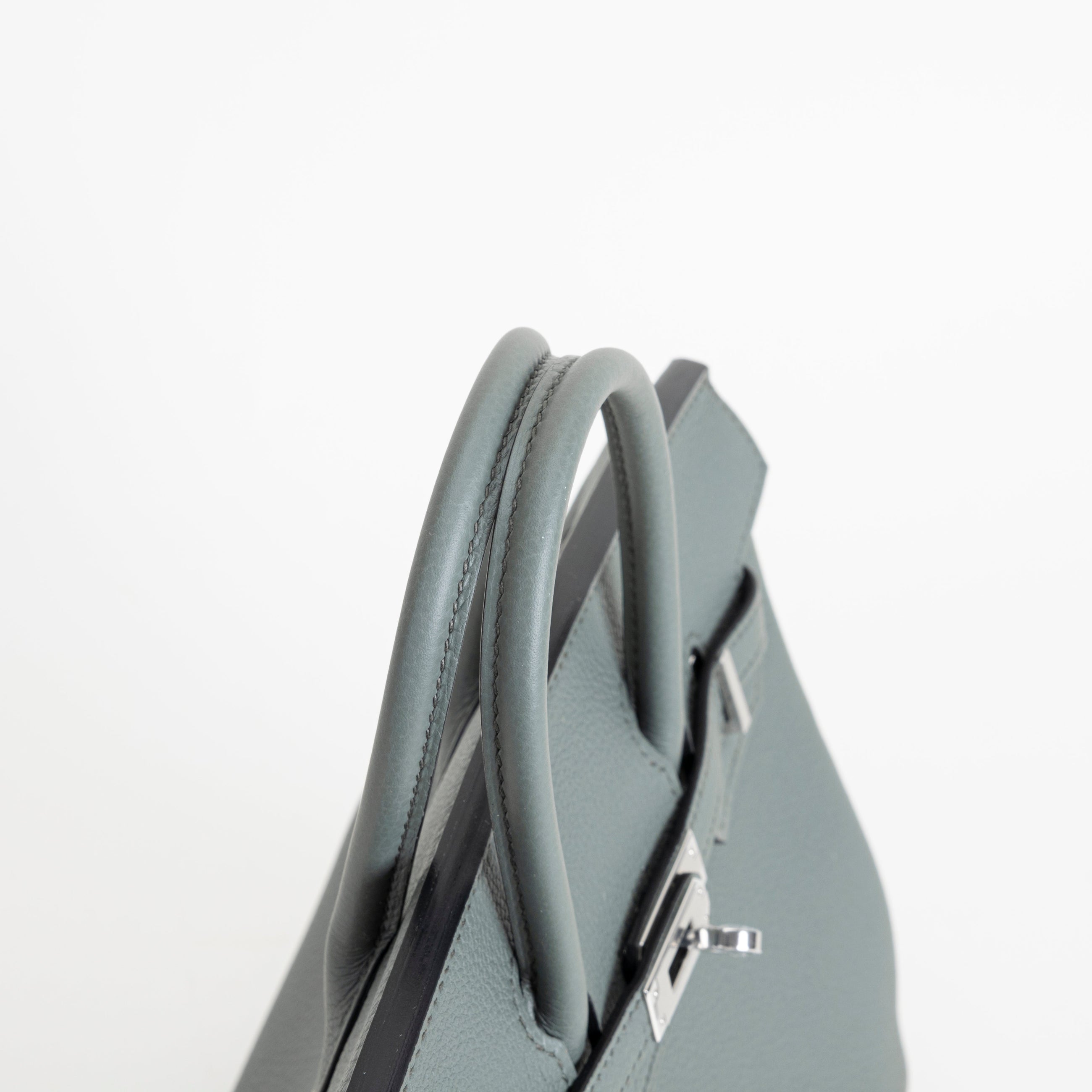 BIRKIN 25 TOGO LEATHER VERT AMANDE WITH PALLADIUM HARDWARE (PHW)