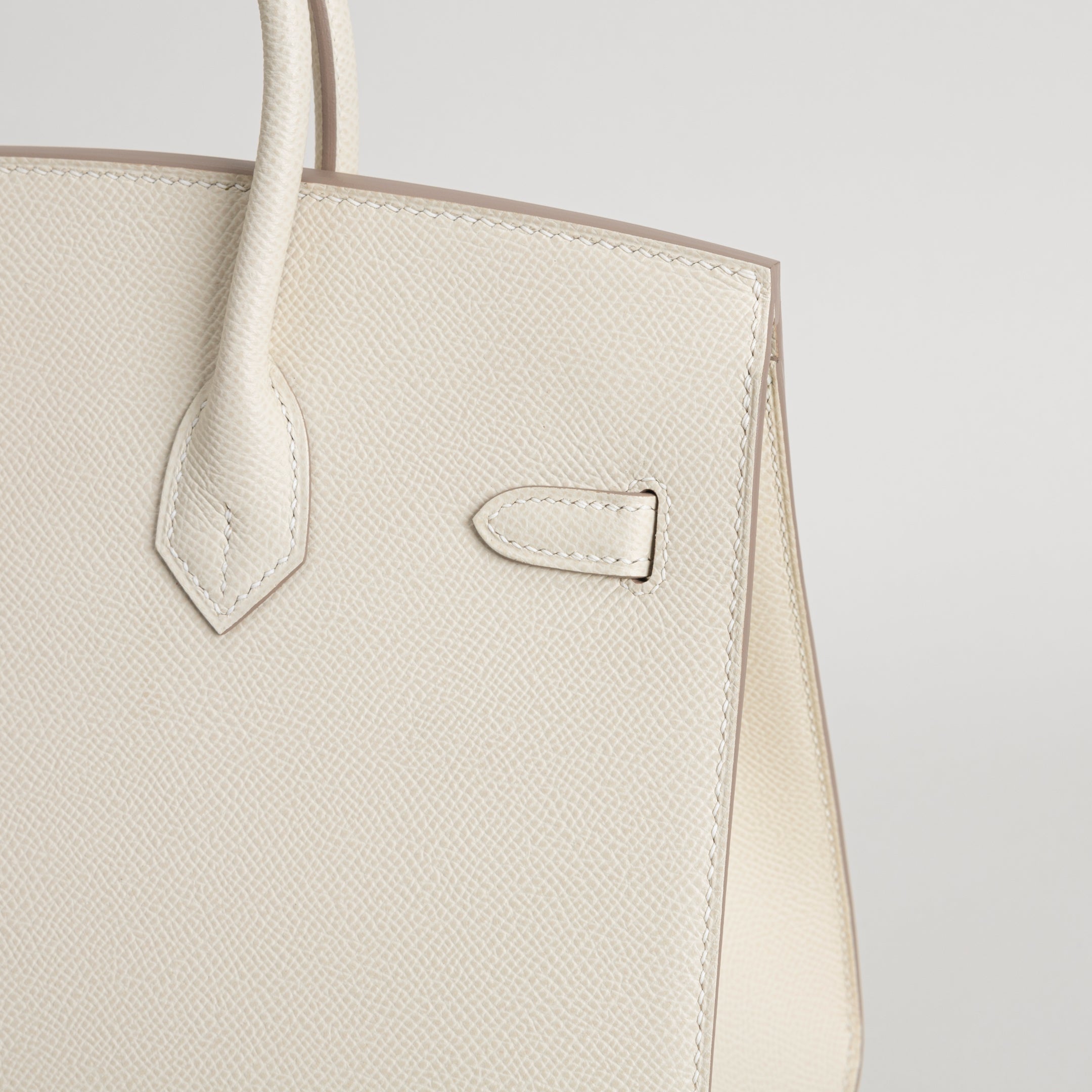 BIRKIN 25 (SELLIER SHAPE) EPSOM LEATHER CRAIE WITH GOLD HARDWARE (GHW)