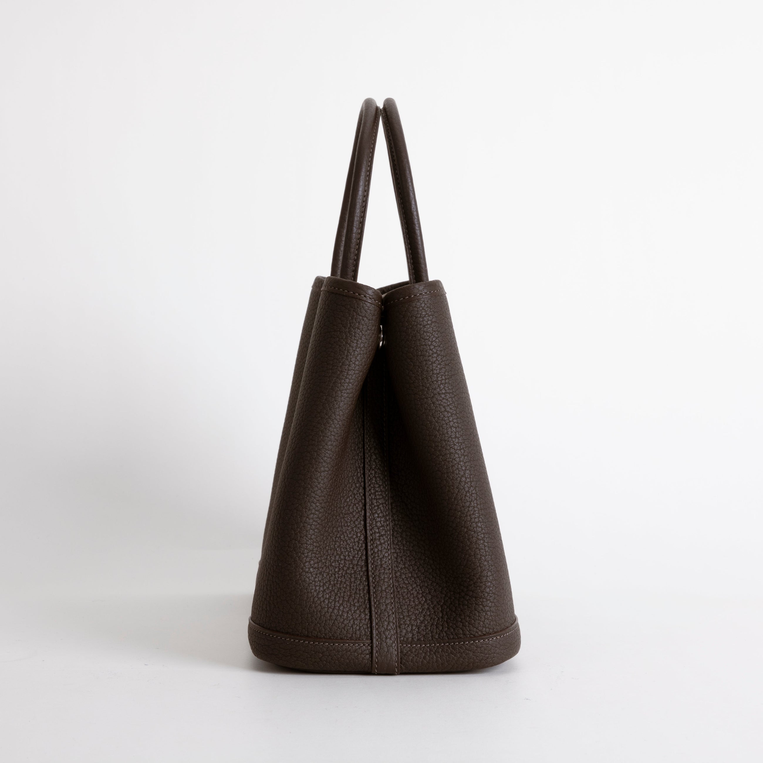 GARDEN PARTY 30 NEGONDA LEATHER EBENE WITH PALLADIUM HARDWARE (PHW)