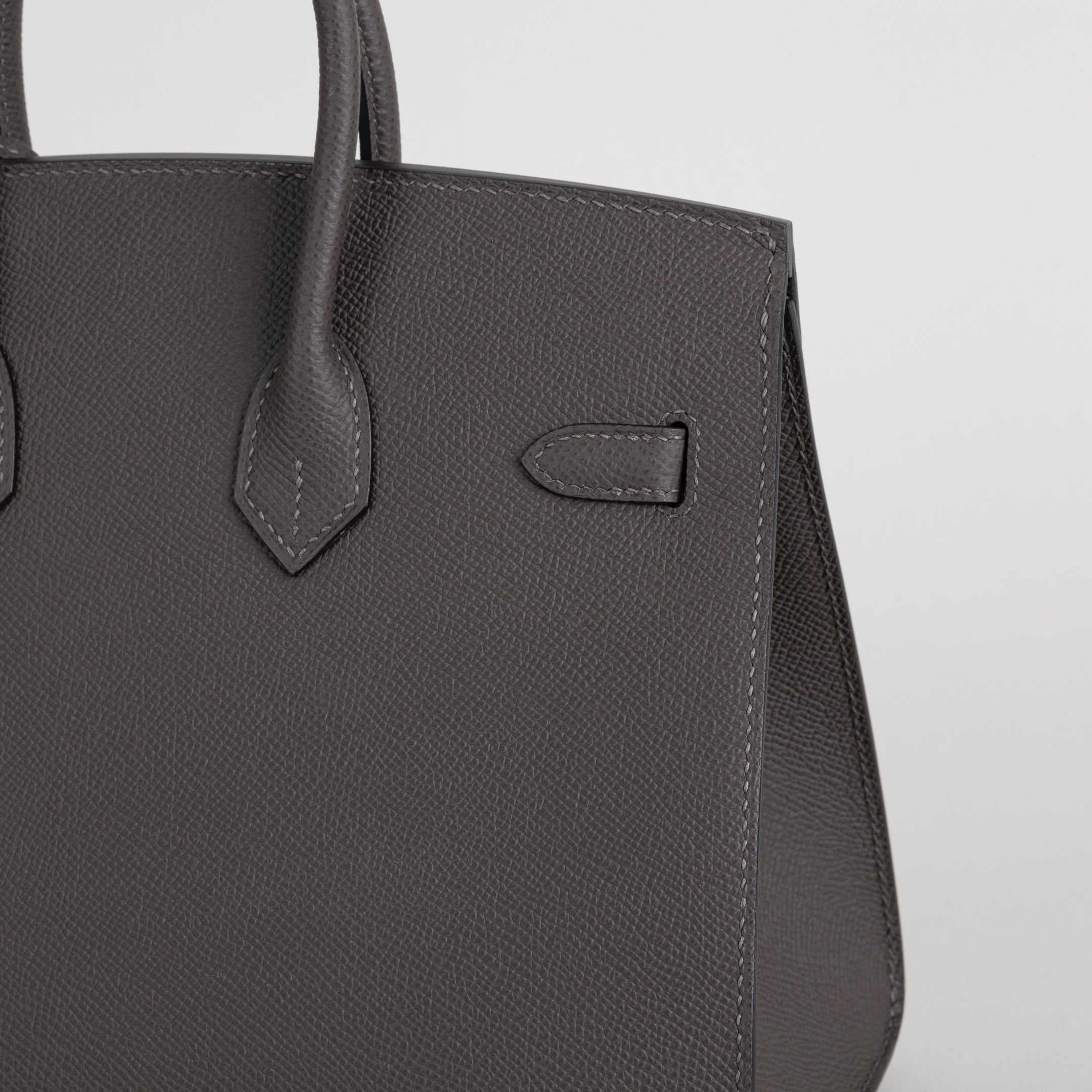 BIRKIN 25 (SELLIER SHAPE) EPSOM LEATHER ETAIN WITH GOLD HARDWARE (GHW)