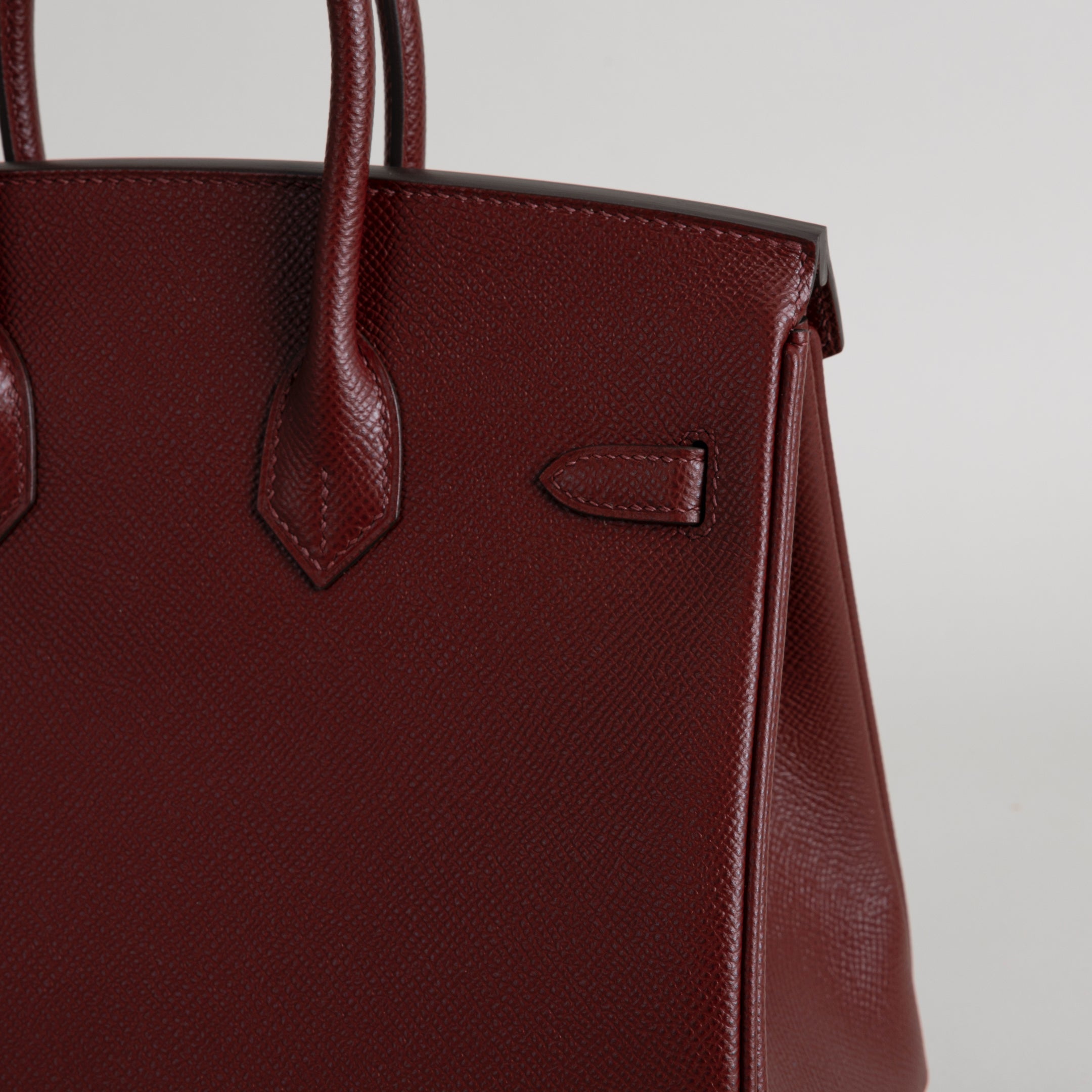 BIRKIN 25 EPSOM LEATHER ROUGE H WITH GOLD HARDWARE (GHW)