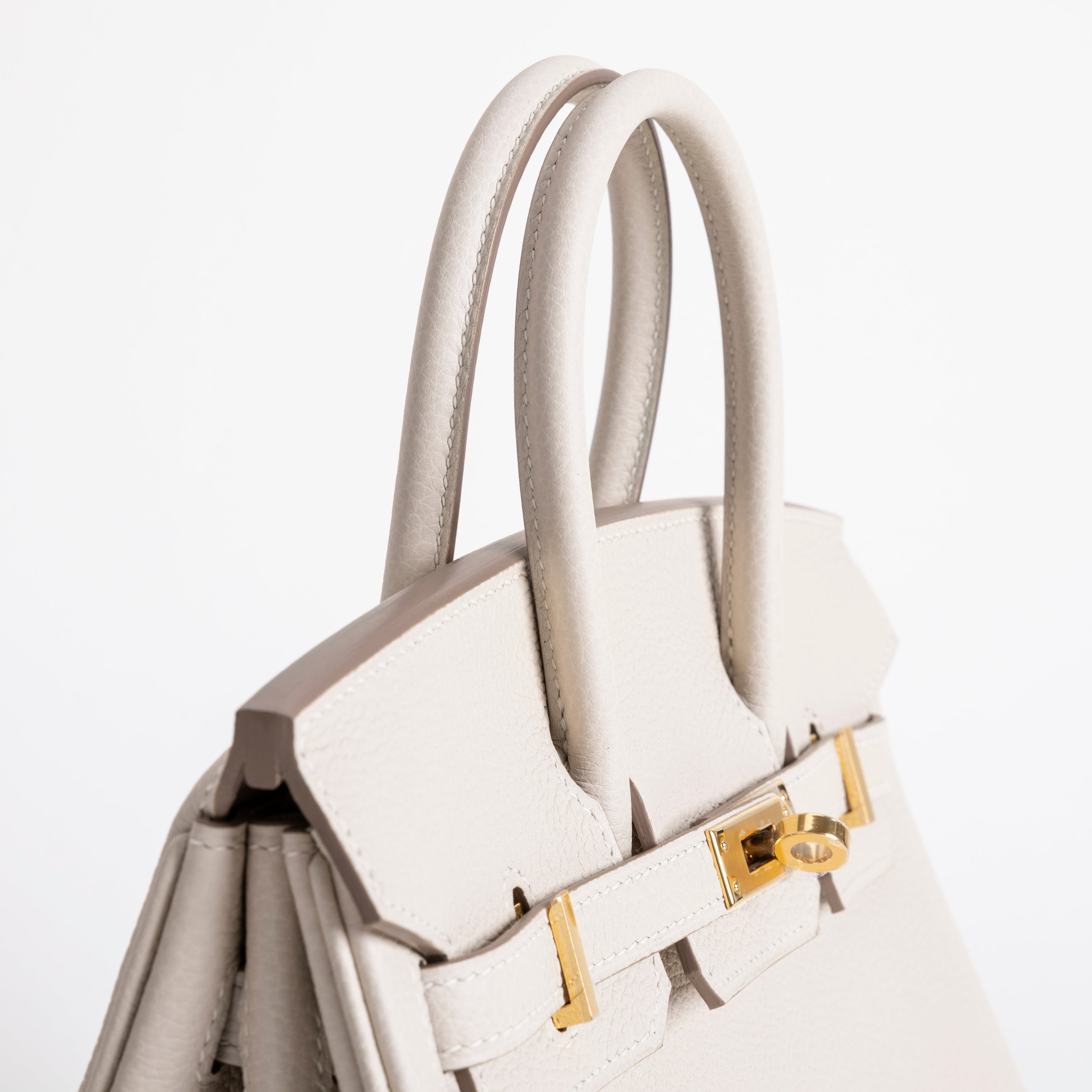 BIRKIN 25 TOGO LEATHER CRAIE WITH GOLD HARDWARE (GHW)