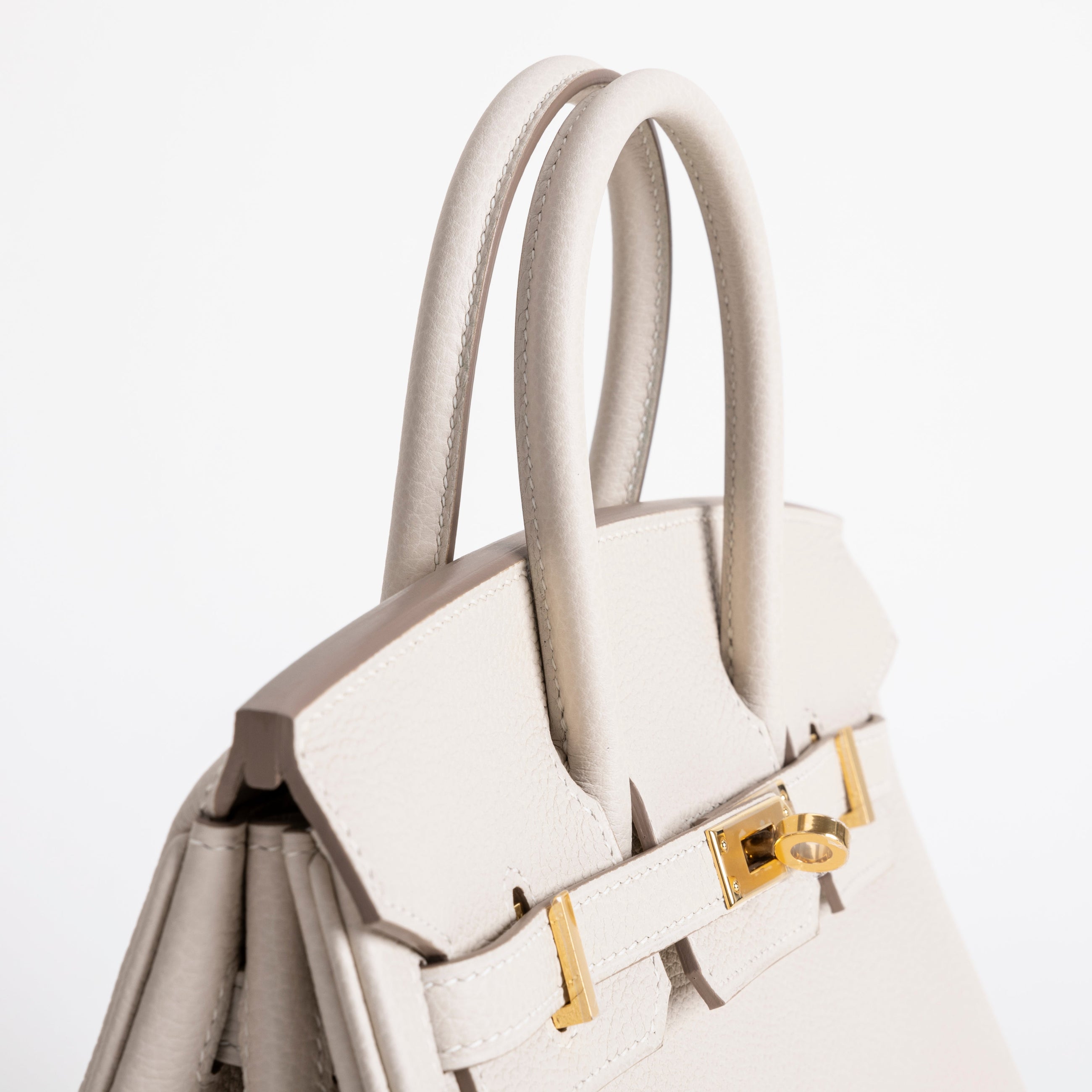 BIRKIN 25 TOGO LEATHER CRAIE WITH GOLD HARDWARE (GHW)