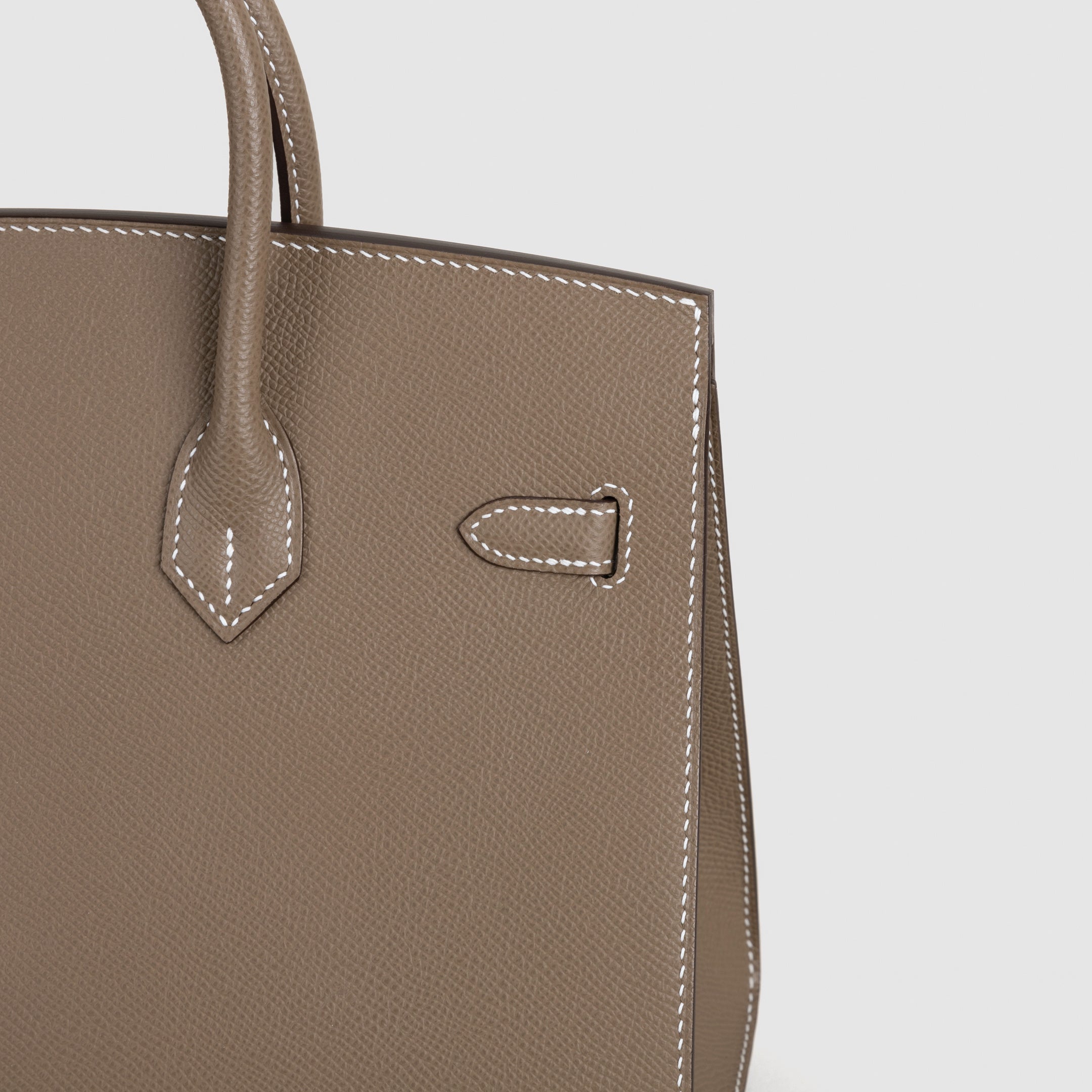 BIRKIN 25 (SELLIER SHAPE) EPSOM LEATHER ETOUPE WITH GOLD HARDWARE (GHW)