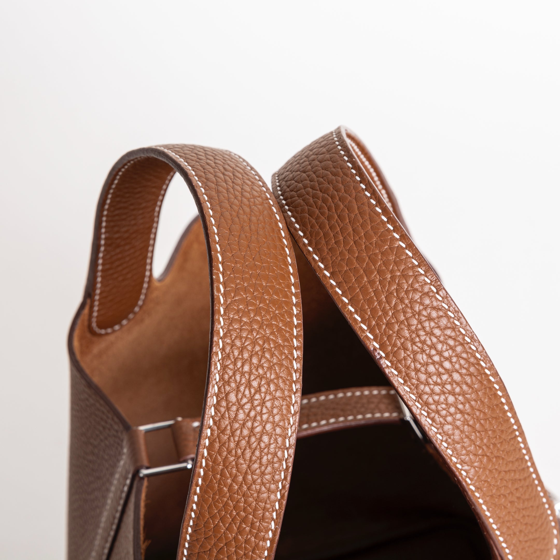 PICOTIN 18 LOCK CLEMENCE LEATHER GOLD WITH PALLADIUM HARDWARE (PHW)