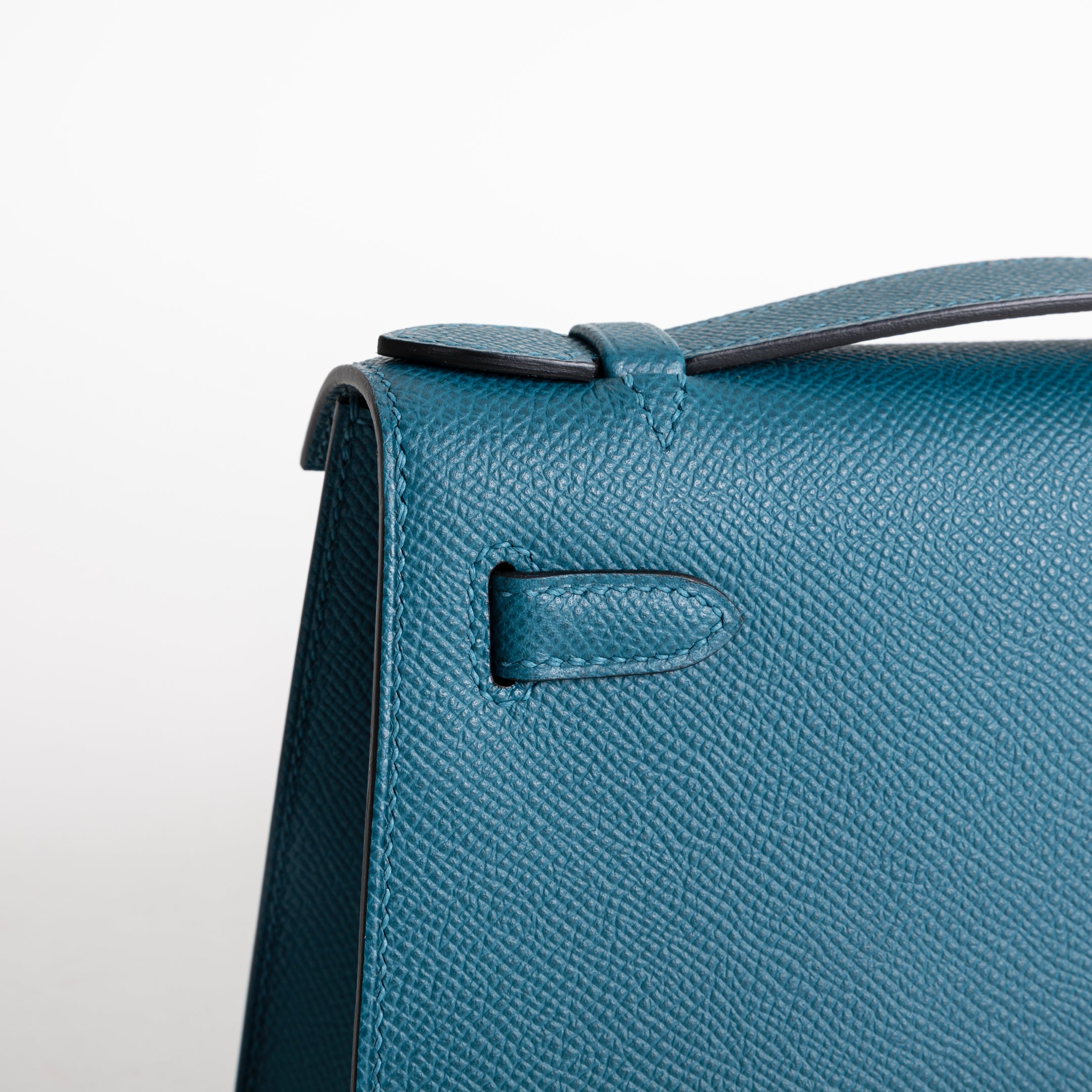 KELLY POCHETTE EPSOM LEATHER VERT BOSPHORE WITH GOLD HARDWARE (GHW)