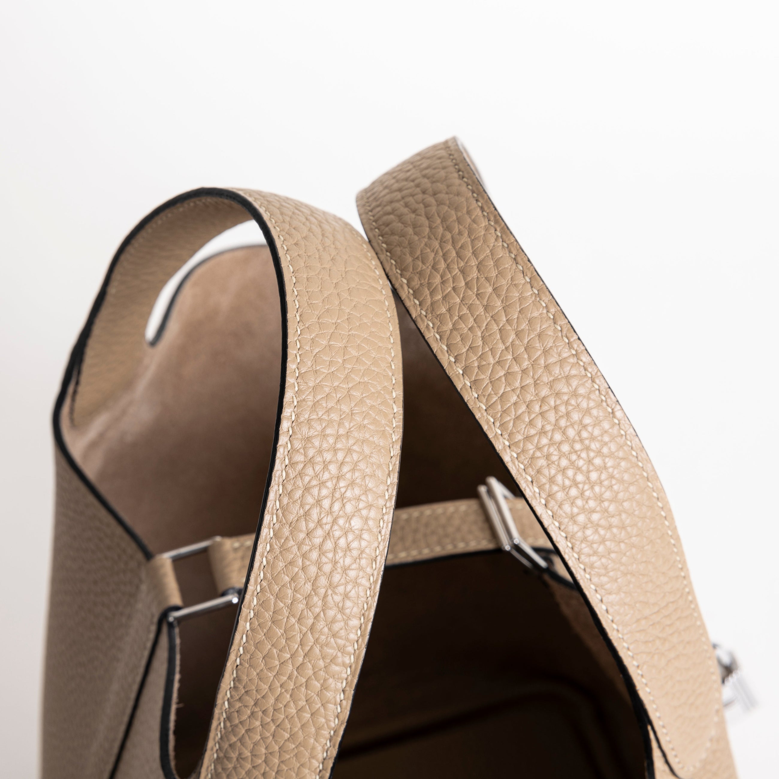 PICOTIN 18 LOCK CLEMENCE LEATHER TRENCH TAURILLON WITH PALLADIUM HARDWARE (PHW)