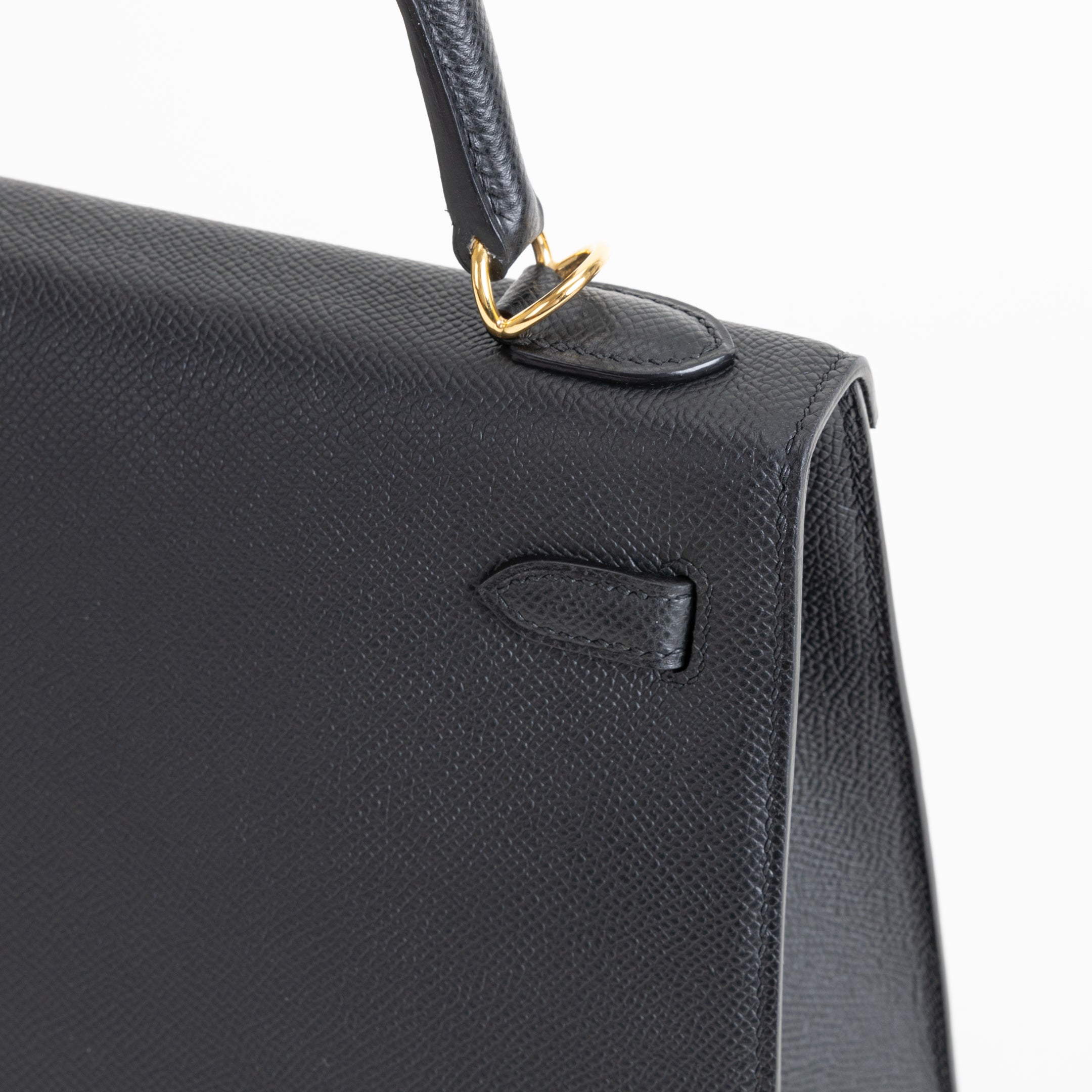 KELLY 25 EPSOM LEATHER NOIR (BLACK) WITH GOLD HARDWARE (GHW)