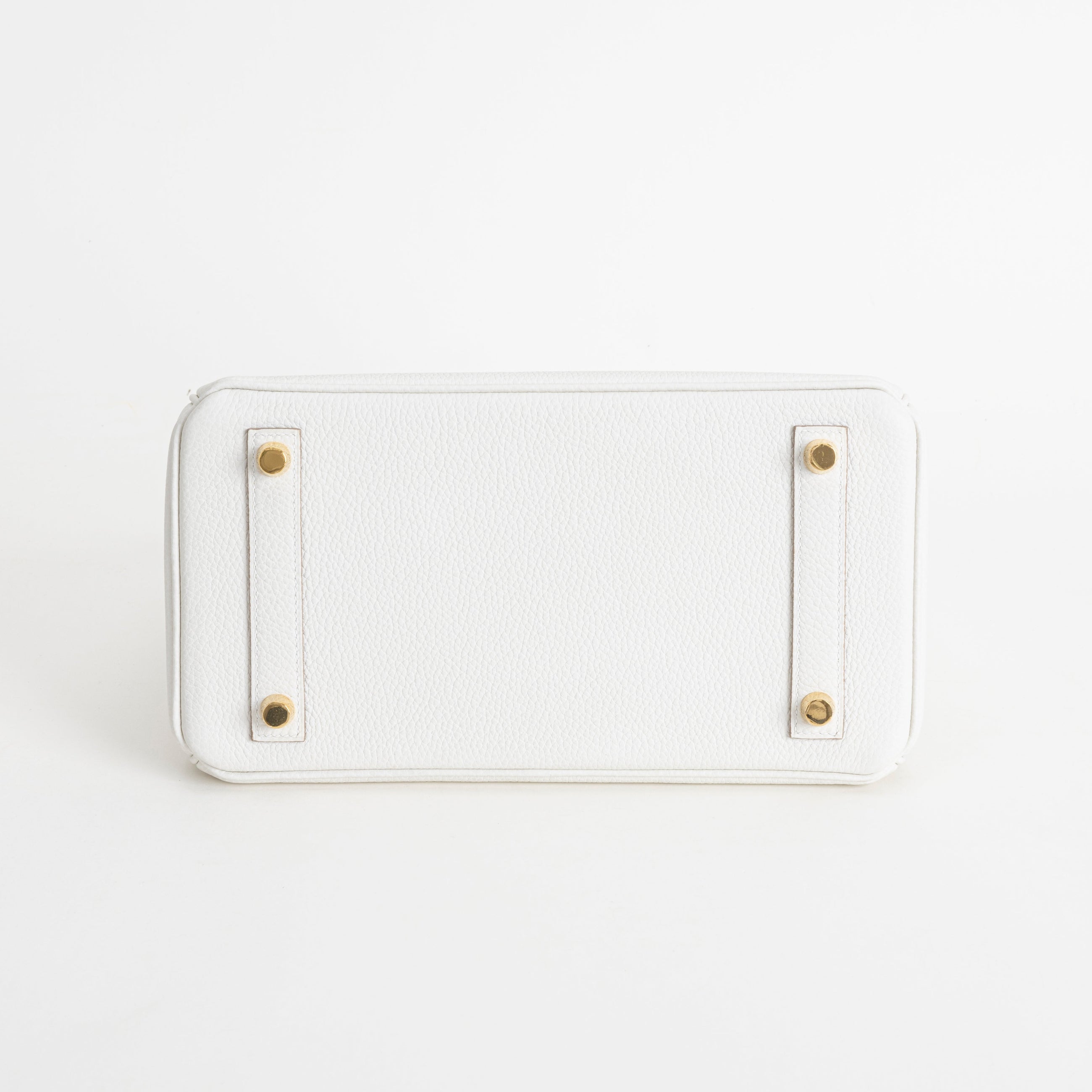 BIRKIN 25 TOGO LEATHER BLANC WITH GOLD HARDWARE (GHW)