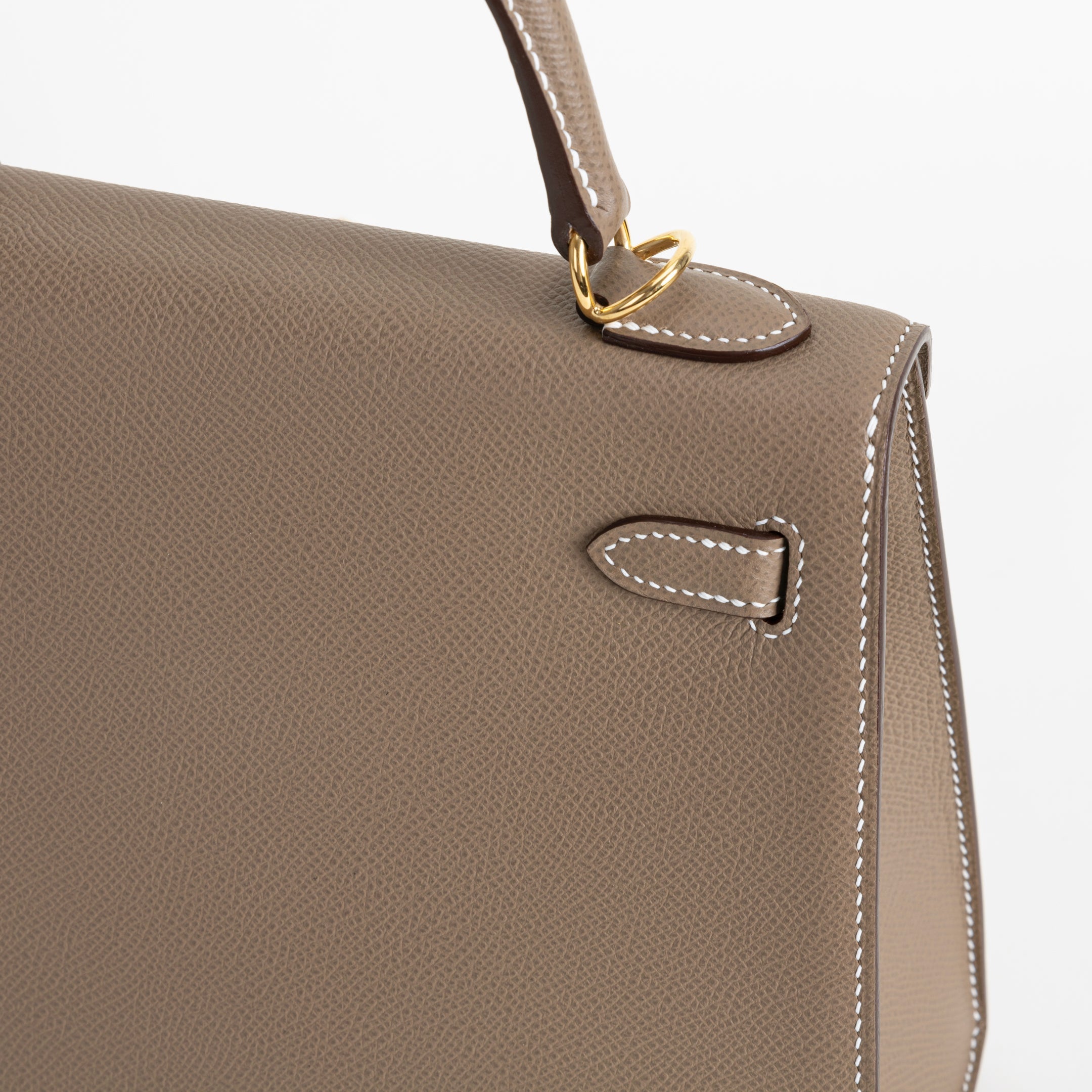 KELLY 25 EPSOM LEATHER ETOUPE WITH GOLD HARDWARE (GHW)