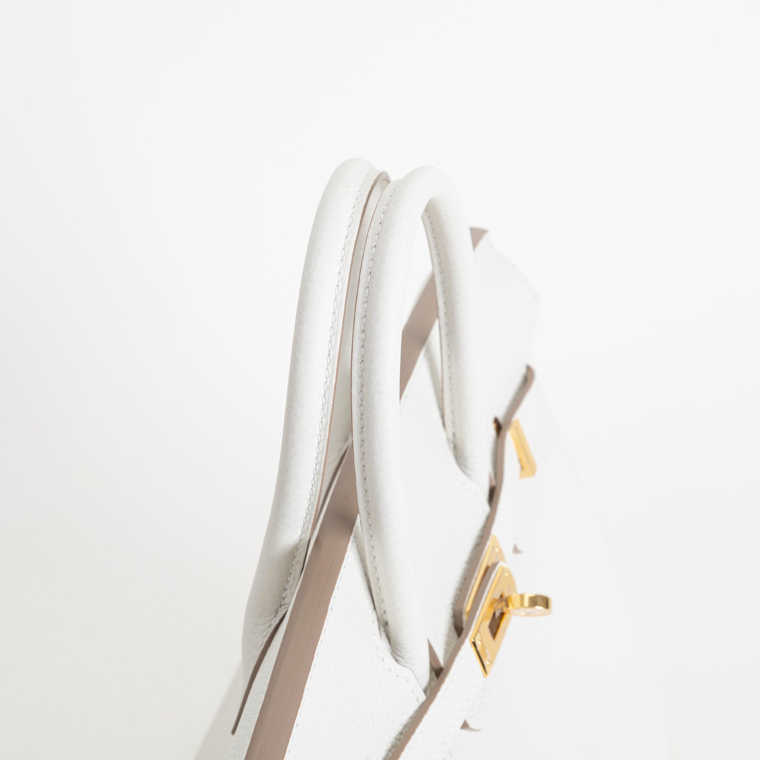 BIRKIN 25 TOGO LEATHER BLANC WITH GOLD HARDWARE (GHW)