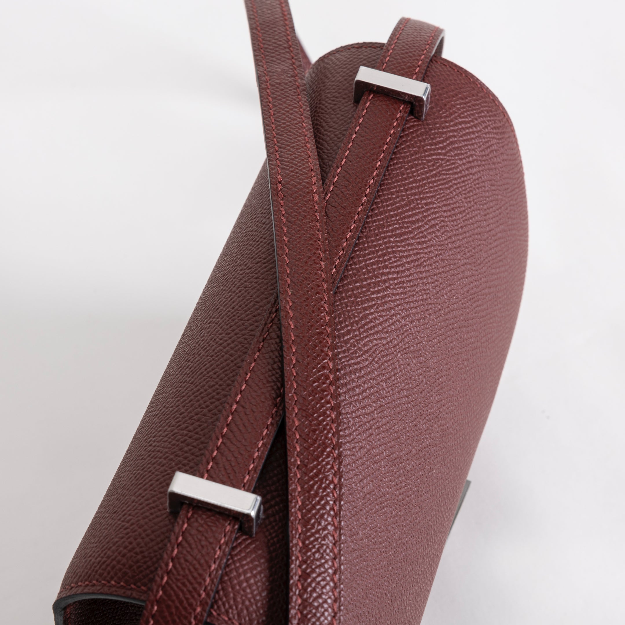 CONSTANCE 18 (MINI) EPSOM LEATHER ROUGE H WITH PALLADIUM HARDWARE (PHW)