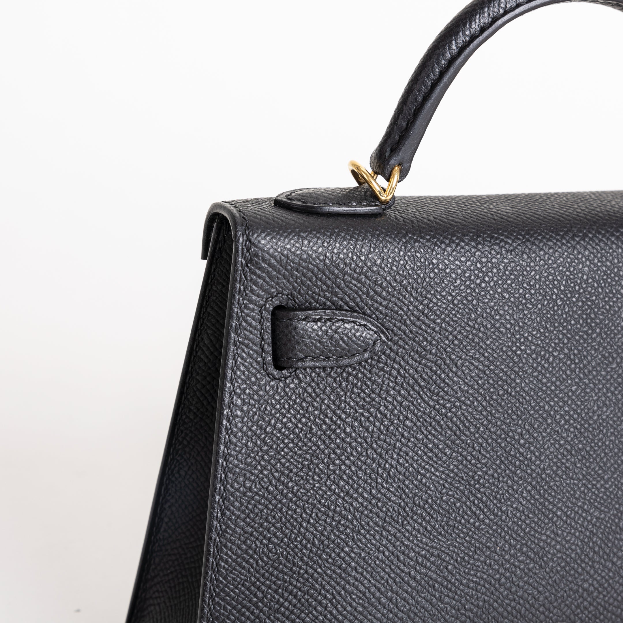 MINI KELLY II (20) EPSOM LEATHER NOIR (BLACK) WITH GOLD HARDWARE (GHW)