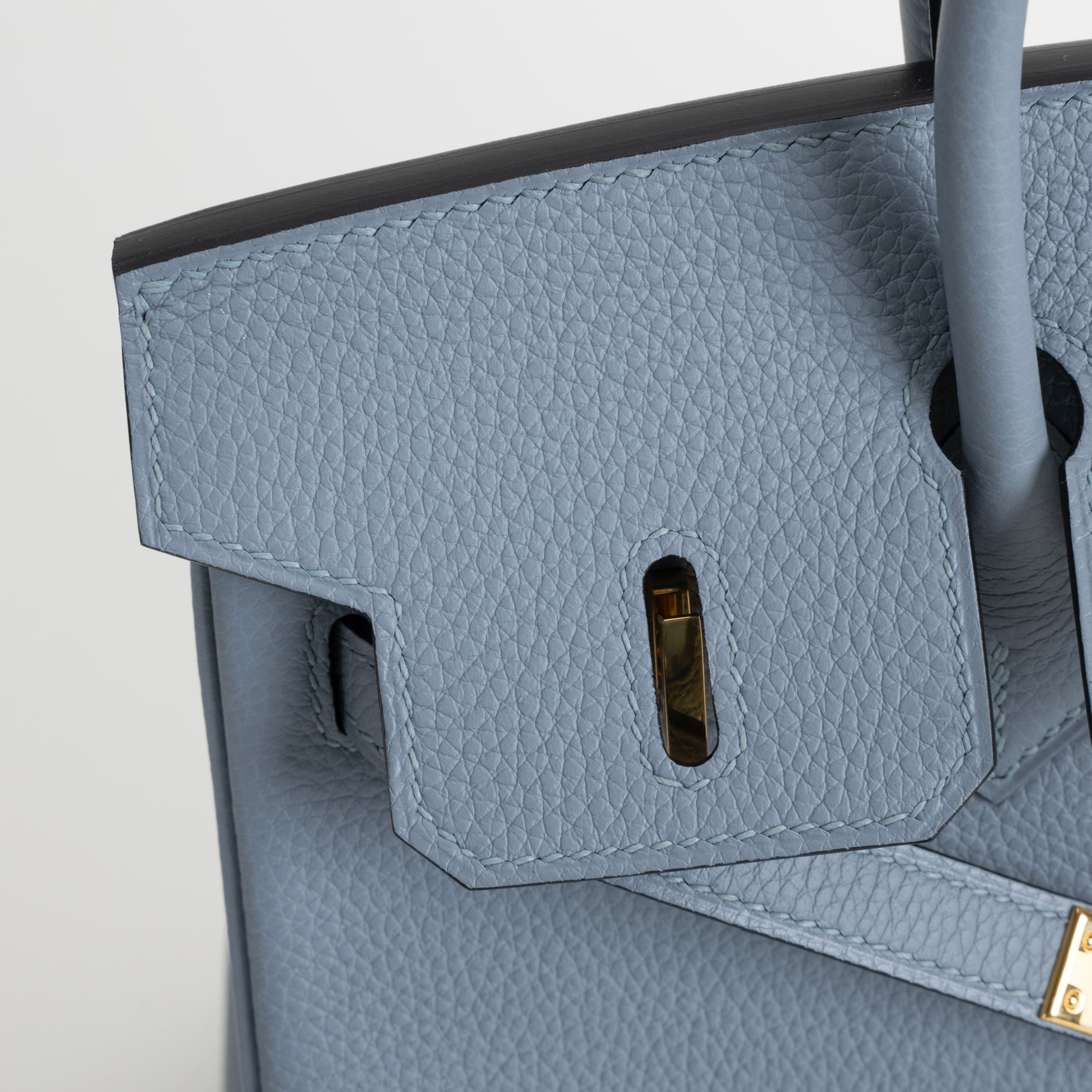 BIRKIN 25 TOGO LEATHER BLEU LIN WITH GOLD HARDWARE (GHW)