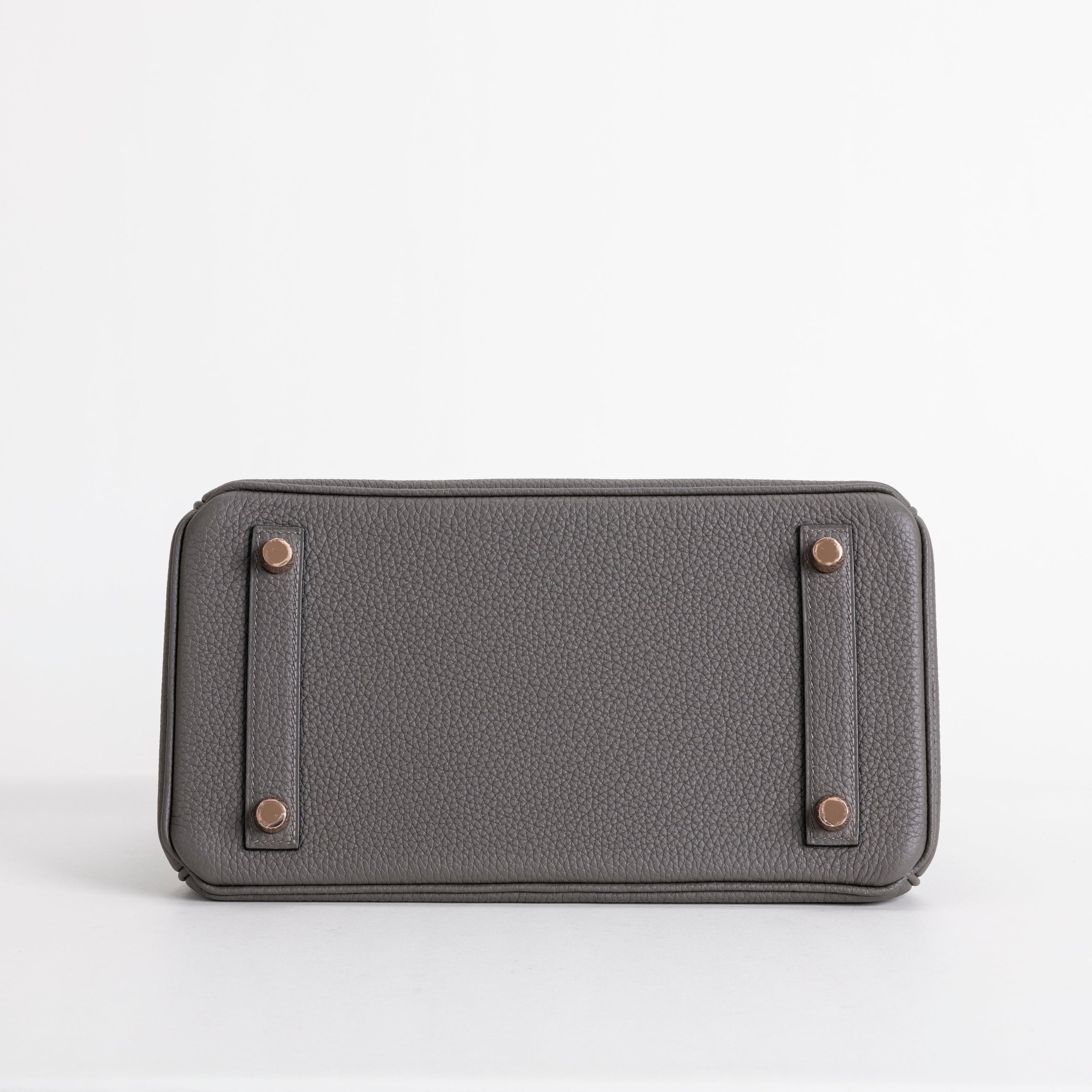 BIRKIN 25 TOGO LEATHER ETAIN WITH ROSE GOLD HARDWARE (RGHW)