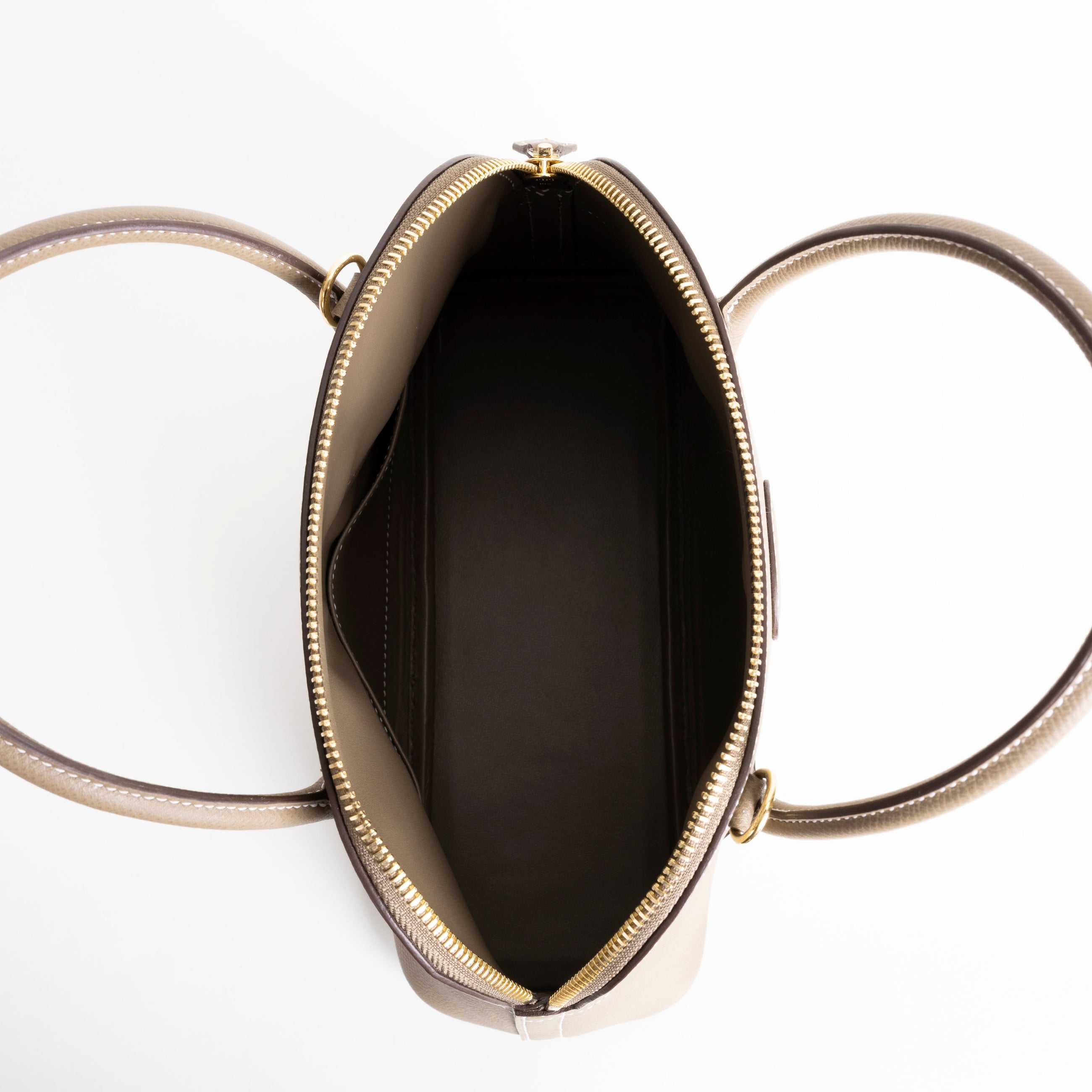 BOLIDE 27 EPSOM LEATHER ETOUPE WITH GOLD HARDWARE (GHW)