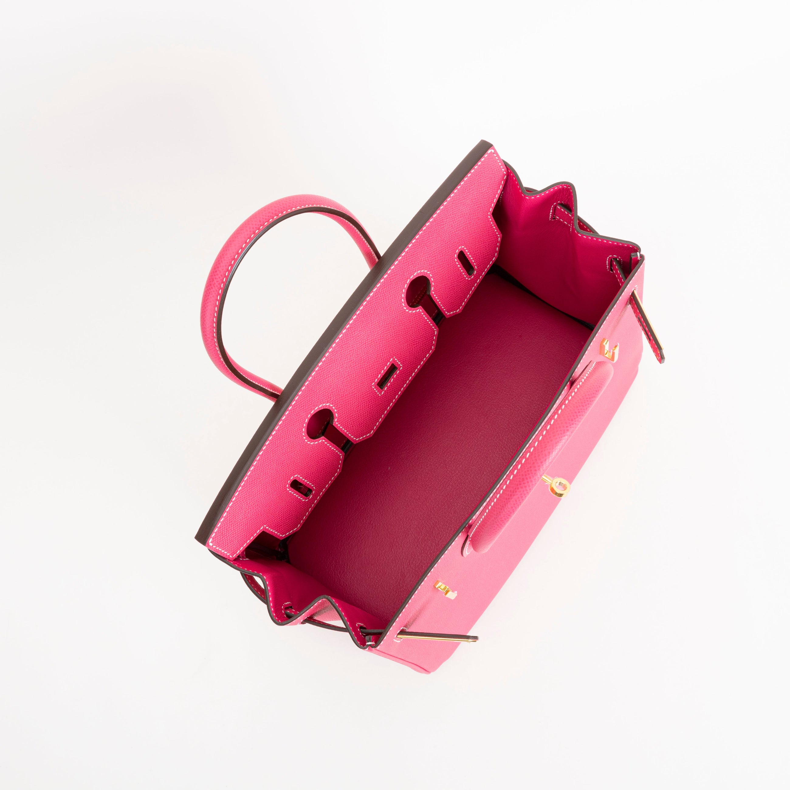 BIRKIN 30 EPSOM LEATHER ROSE TYRIEN WITH GOLD HARDWARE (GHW)