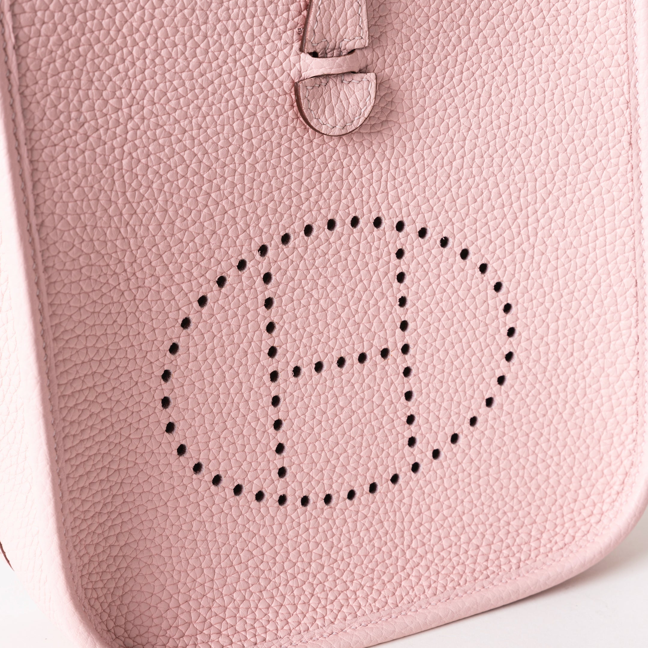 MINI EVELYNE (TPM) CLEMENCE LEATHER ROSE SAKURA WITH PALLADIUM HARDWARE (PHW)