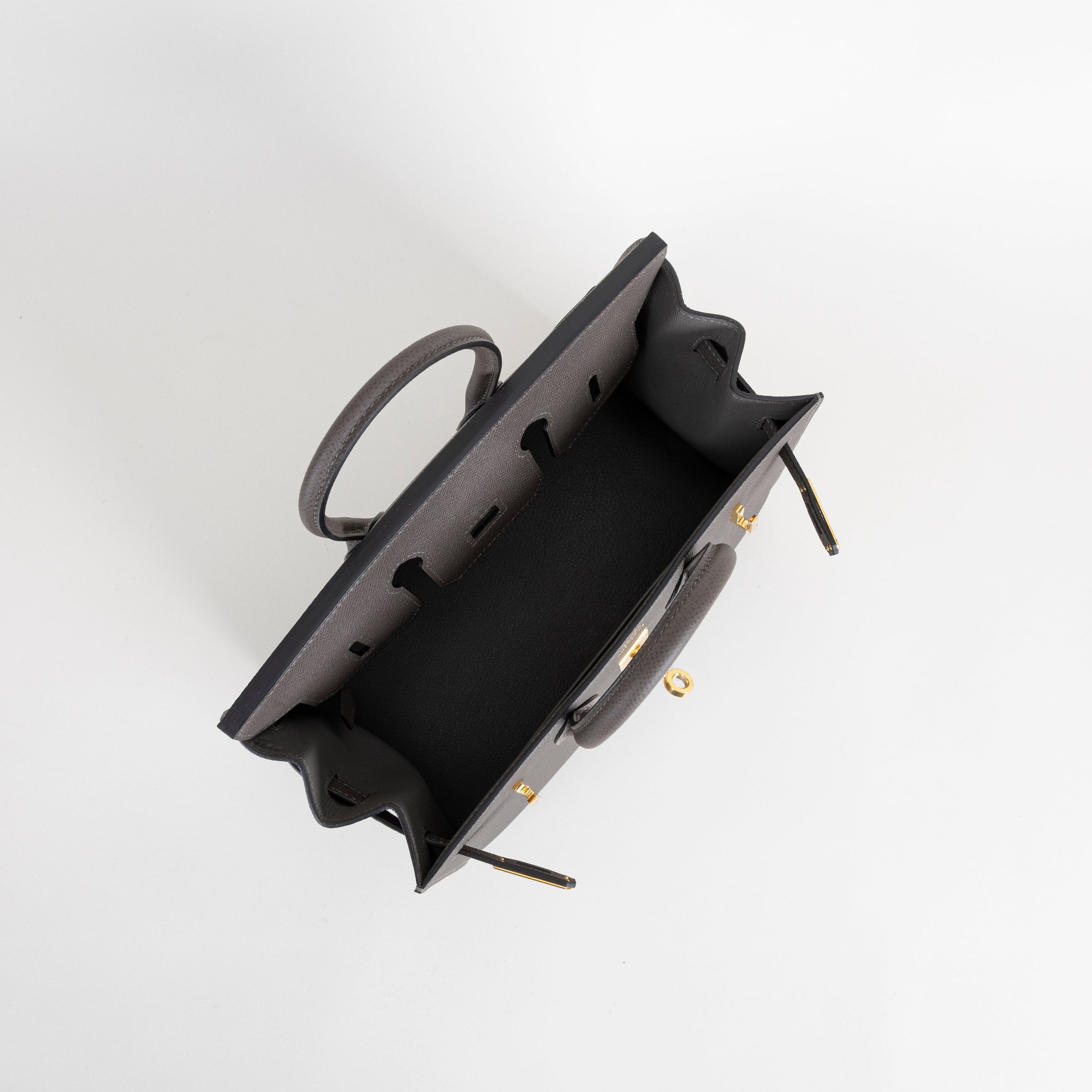 BIRKIN 25 (SELLIER SHAPE) EPSOM LEATHER ETAIN WITH GOLD HARDWARE (GHW)