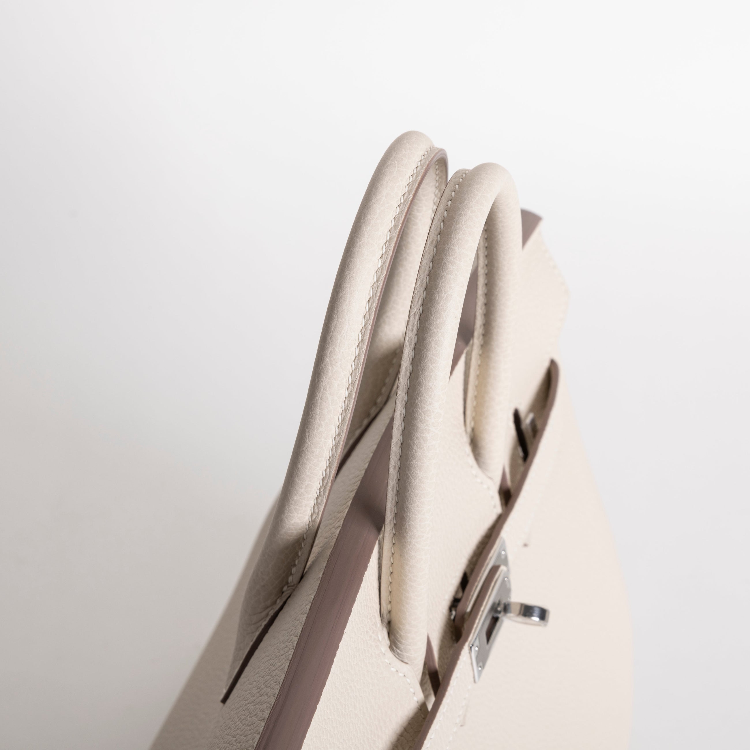 BIRKIN 25 TOGO LEATHER CRAIE WITH PALLADIUM HARDWARE (PHW)