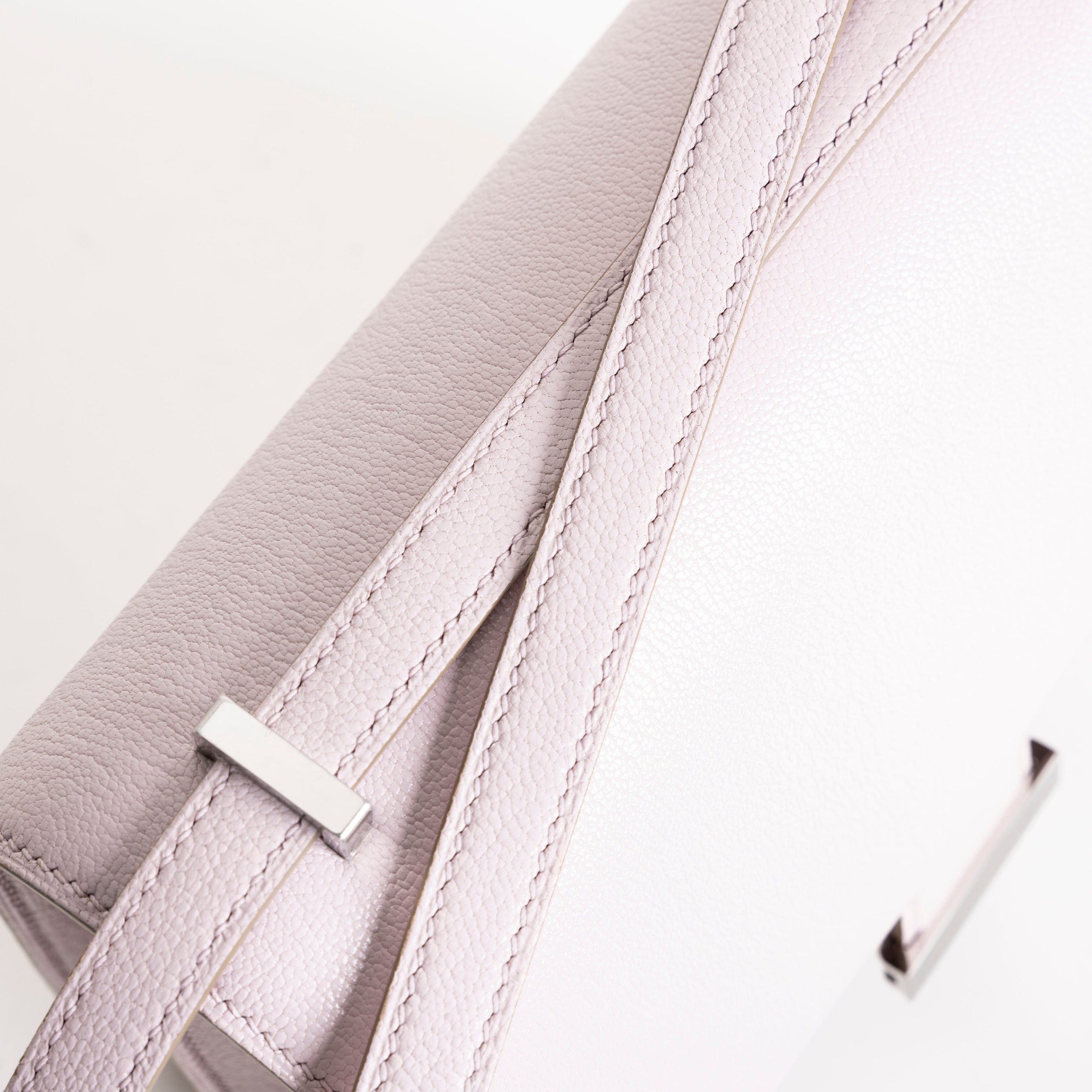 CONSTANCE 18 (MINI) CHEVRE LEATHER ROSE SAKURA WITH PALLADIUM HARDWARE (PHW)