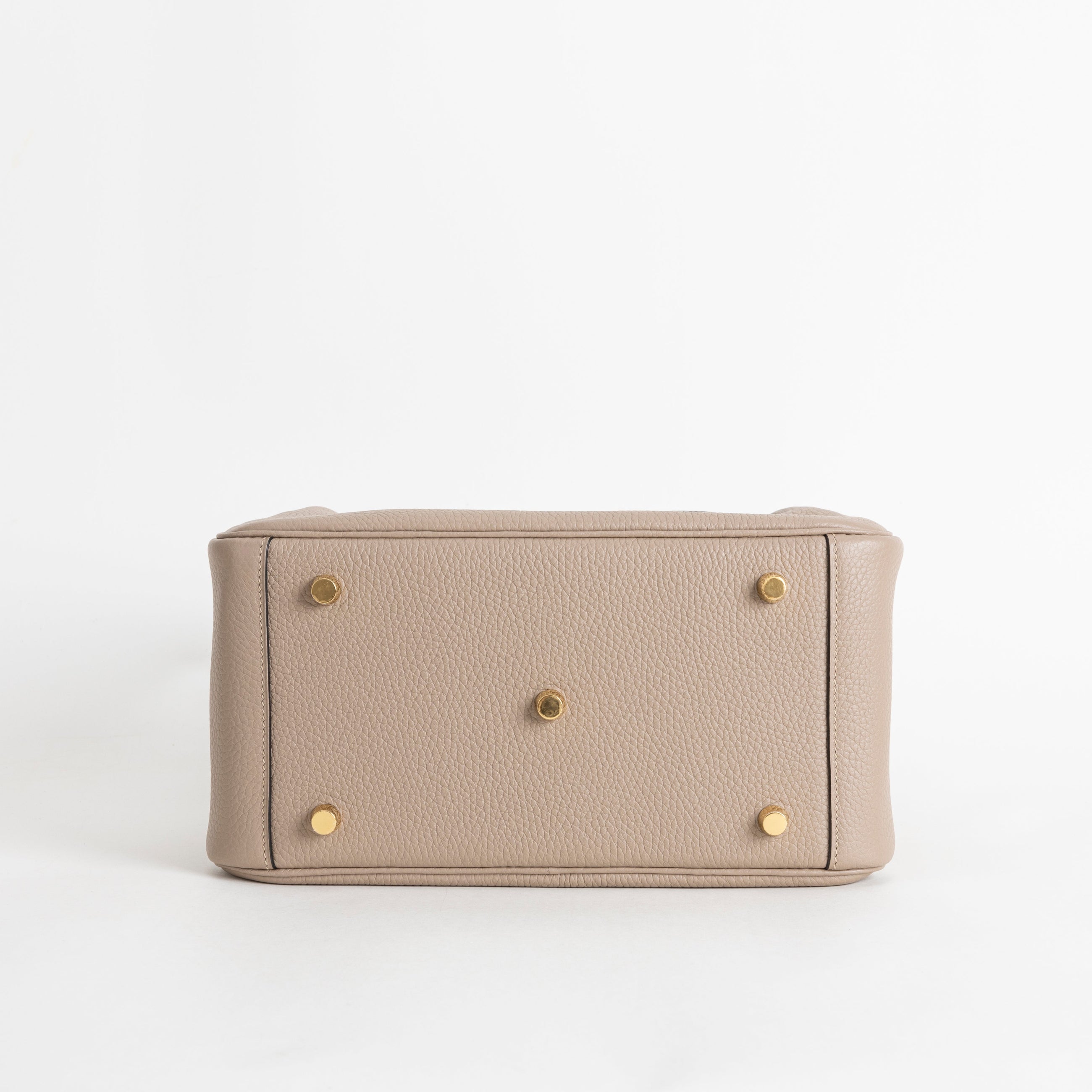 LINDY 26 CLEMENCE LEATHER TRENCH WITH GOLD HARDWARE (GHW)