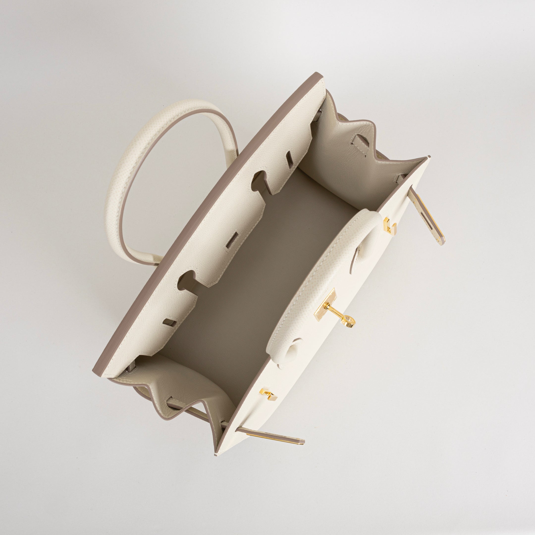 BIRKIN 30 (SELLIER SHAPE) EPSOM LEATHER CRAIE WITH GOLD HARDWARE (GHW)