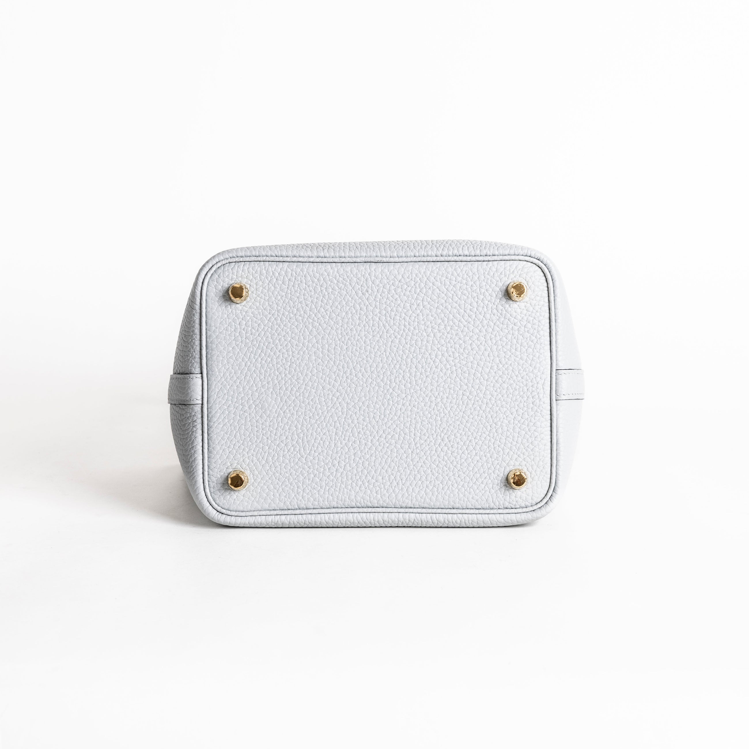 PICOTIN 18 LOCK CLEMENCE LEATHER BLEU PALE WITH GOLD HARDWARE (GHW)