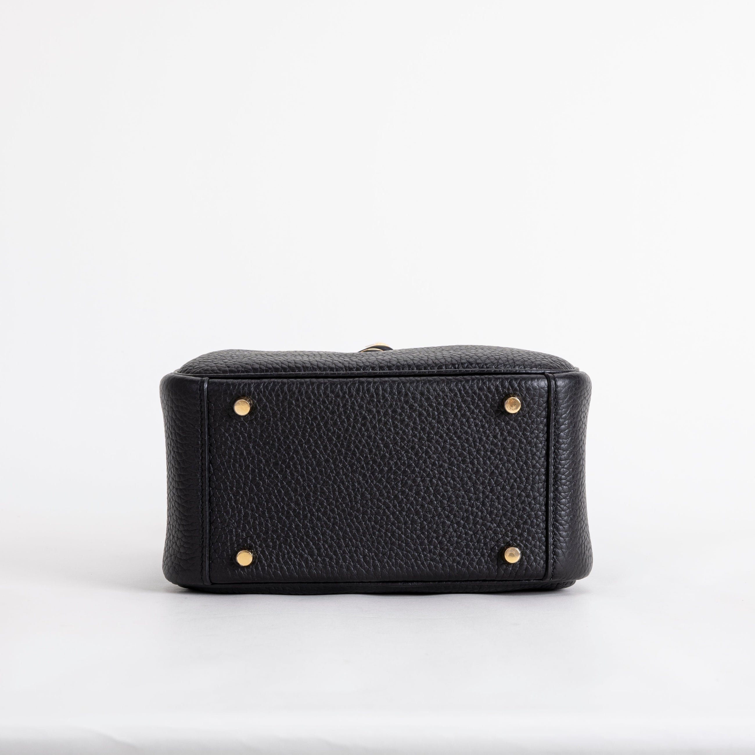 MINI LINDY 20 CLEMENCE LEATHER NOIR (BLACK) WITH GOLD HARDWARE (GHW)