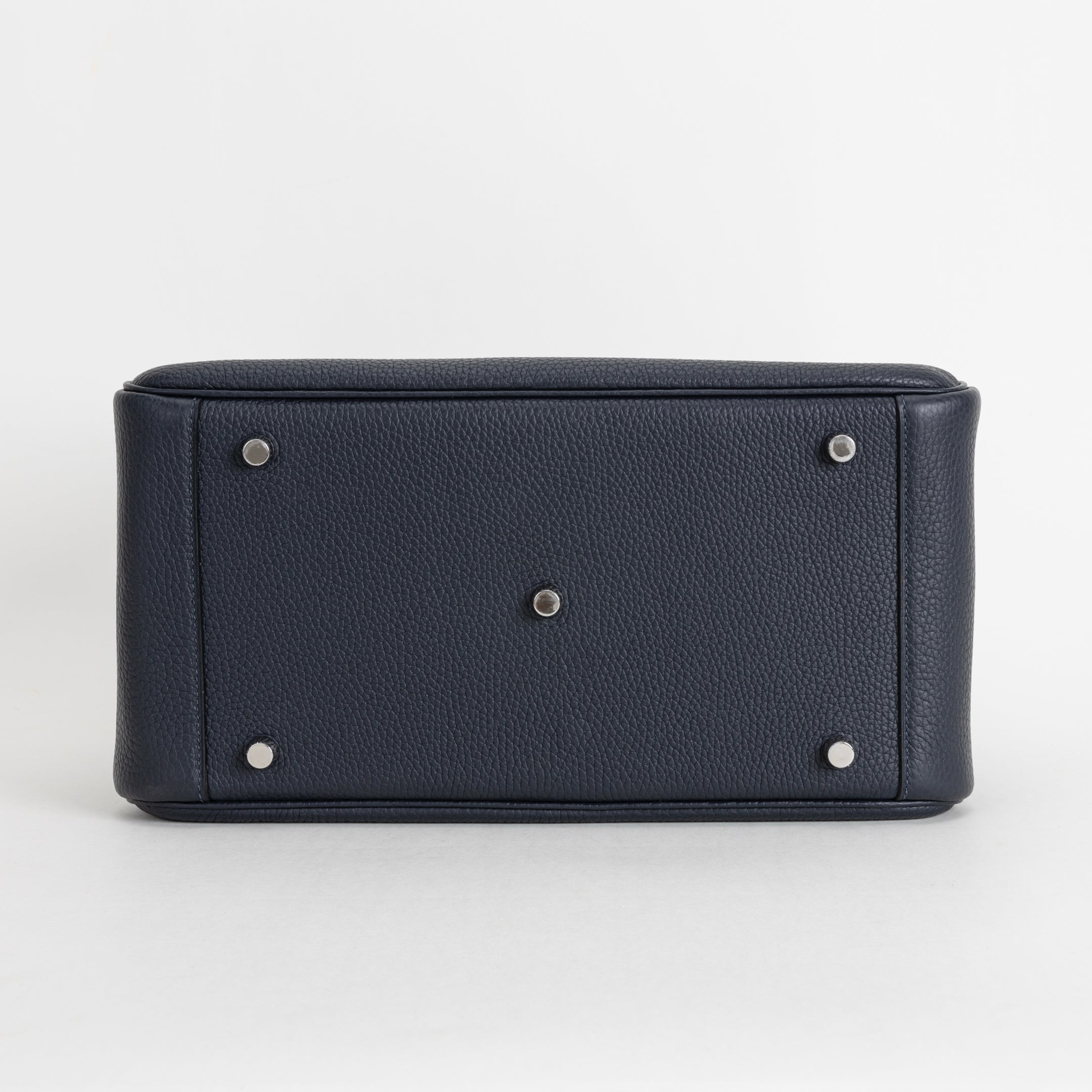LINDY 30 CLEMENCE LEATHER BLEU NUIT WITH PALLADIUM HARDWARE (PHW)