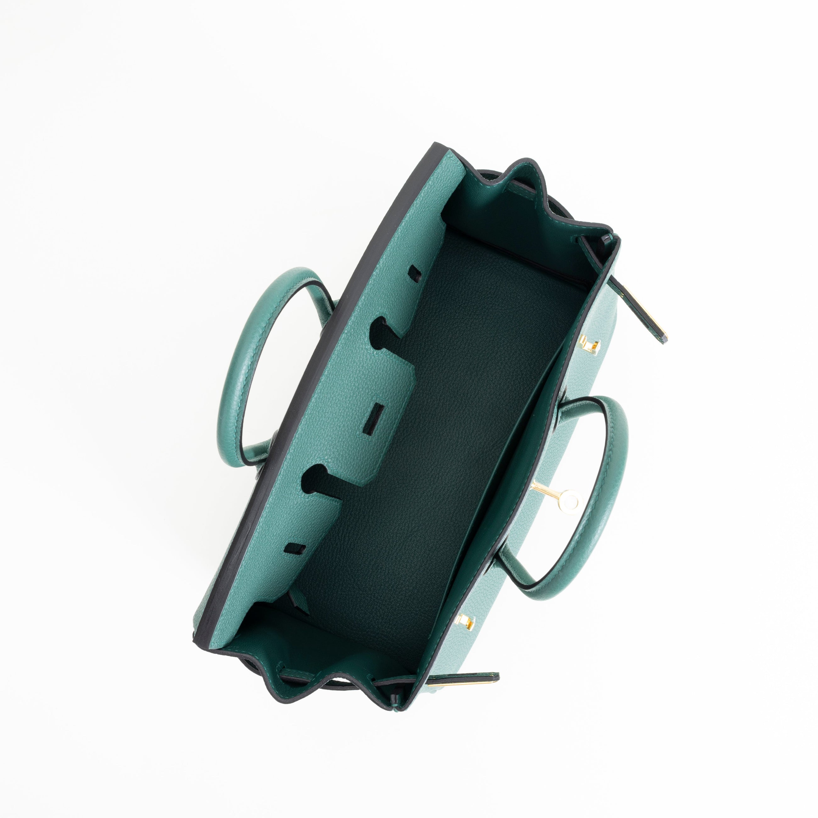 BIRKIN 25 TOGO LEATHER MALACHITE WITH GOLD HARDWARE (GHW)