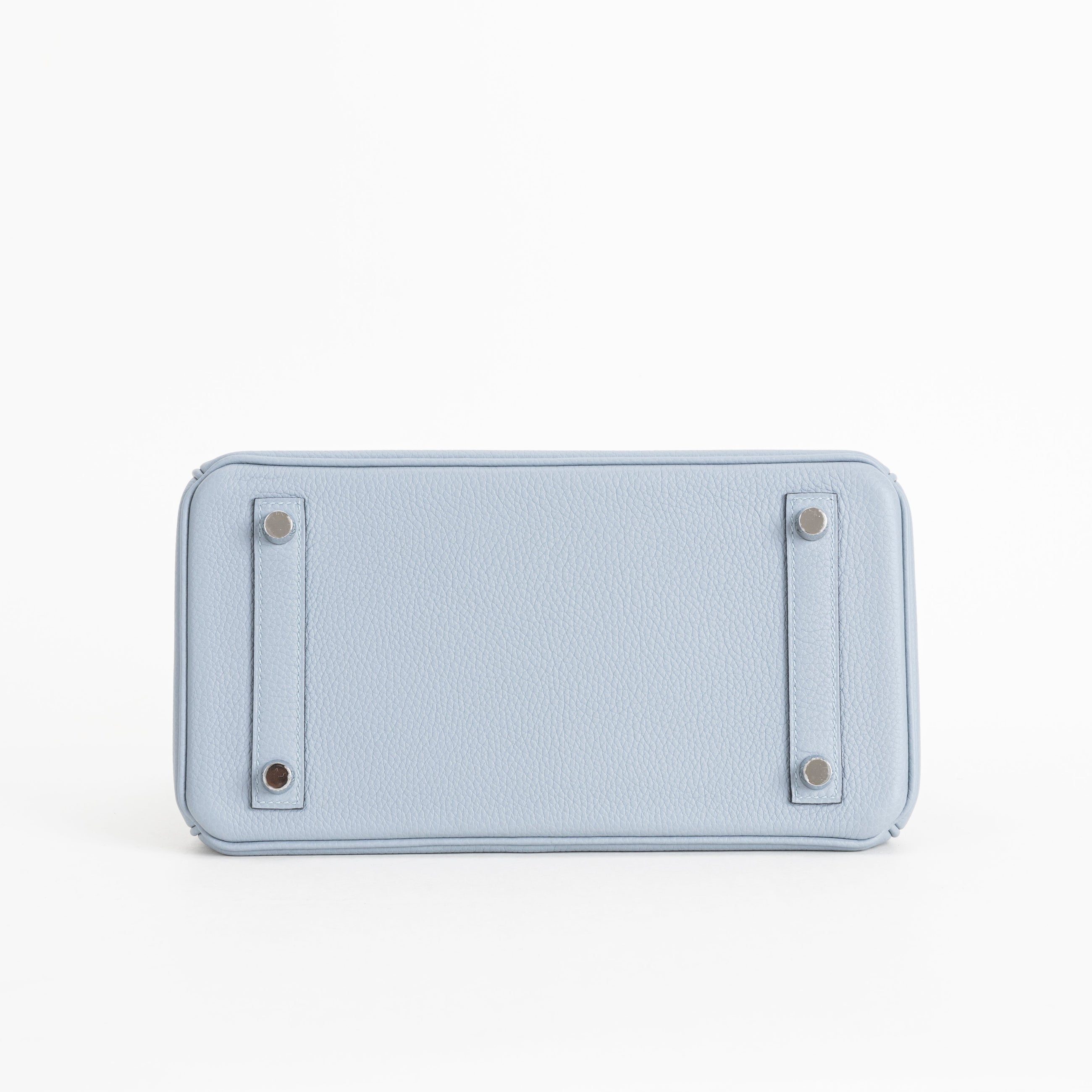 BIRKIN 25 TOGO LEATHER BLEU LIN WITH PALLADIUM HARDWARE (PHW)