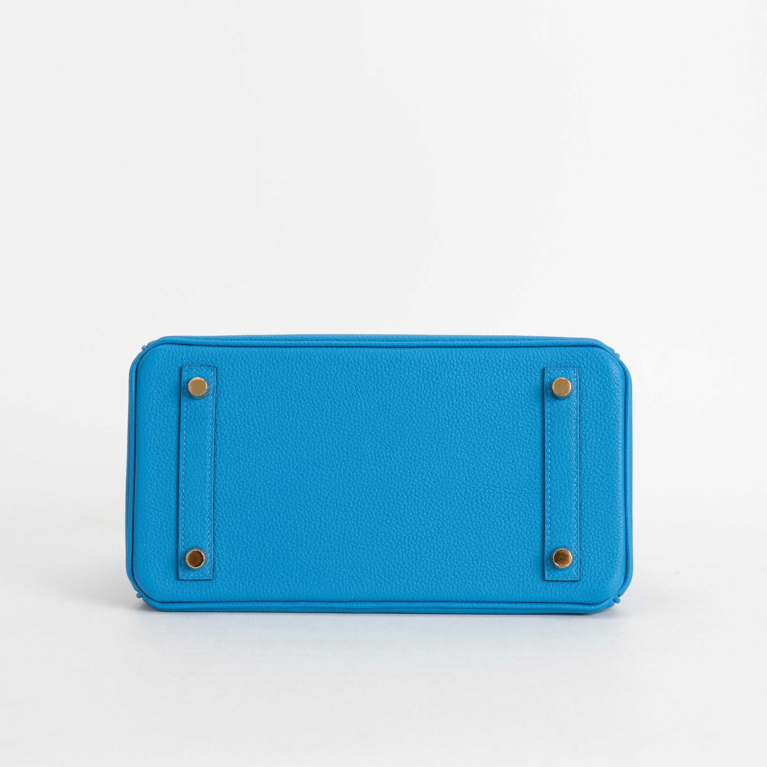 BIRKIN 25 TOGO LEATHER BLEU ZANZIBAR WITH GOLD HARDWARE (GHW)