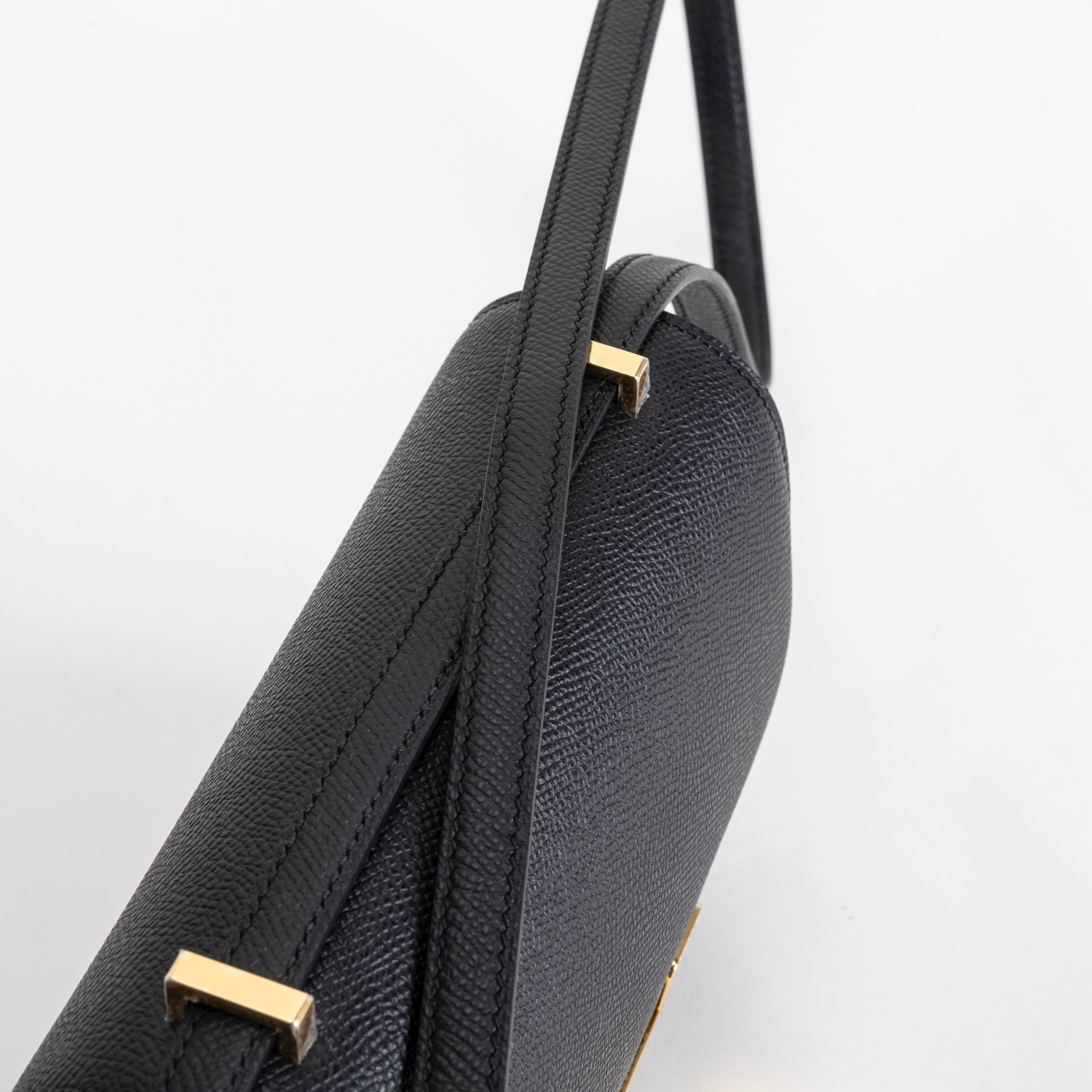 CONSTANCE 18 (MINI) EPSOM LEATHER NOIR (BLACK) WITH GOLD HARDWARE (GHW)