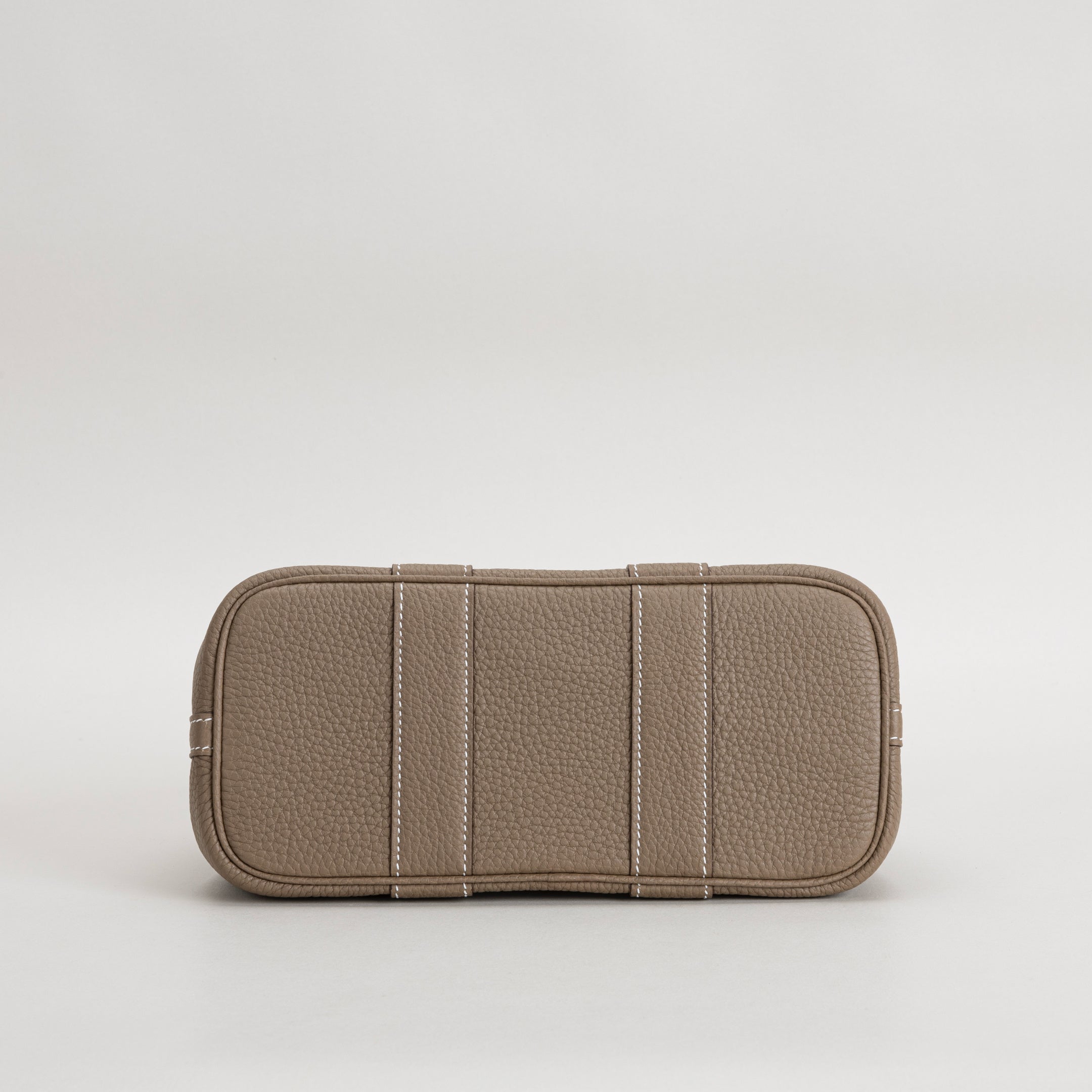 GARDEN PARTY (MINI) NEGONDA LEATHER ETOUPE WITH PALLADIUM HARDWARE (PHW)