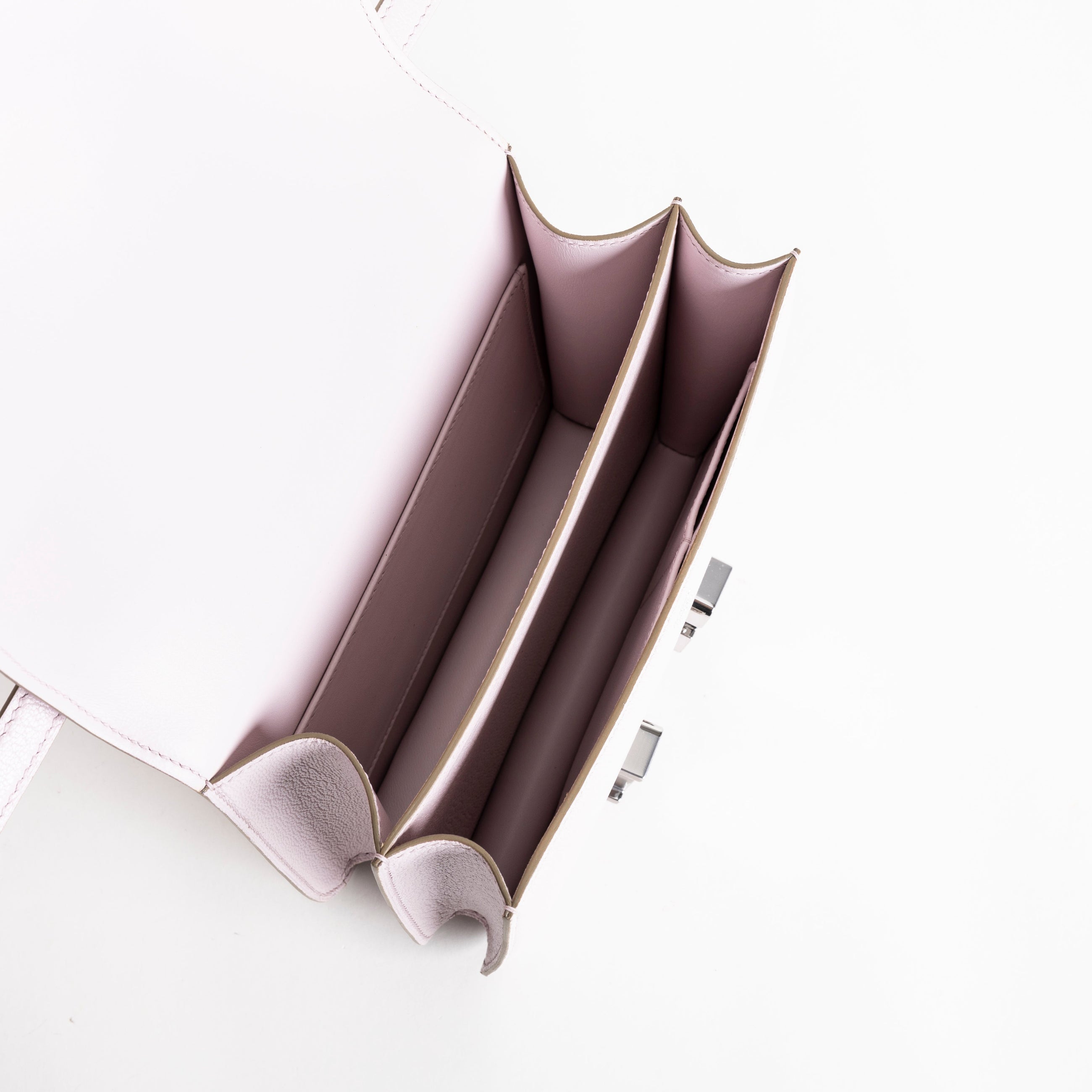 CONSTANCE 18 (MINI) CHEVRE LEATHER ROSE SAKURA WITH PALLADIUM HARDWARE (PHW)