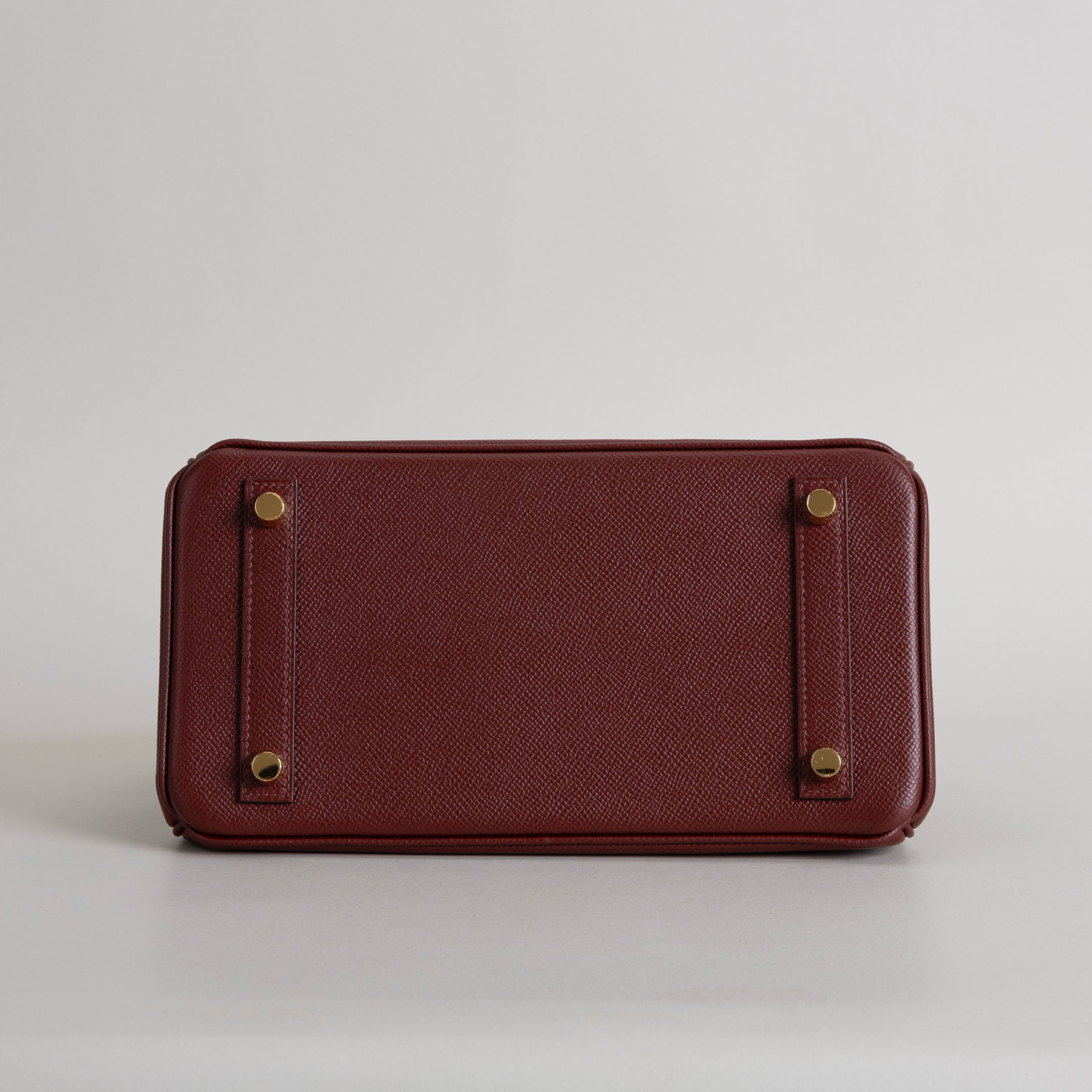 BIRKIN 25 EPSOM LEATHER ROUGE H WITH GOLD HARDWARE (GHW)