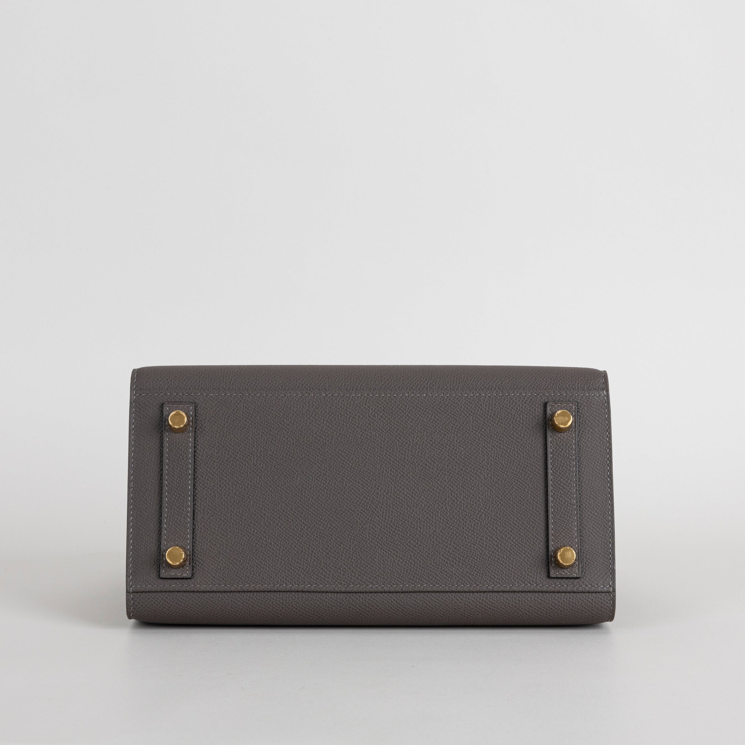 BIRKIN 25 (SELLIER SHAPE) EPSOM LEATHER ETAIN WITH GOLD HARDWARE (GHW)